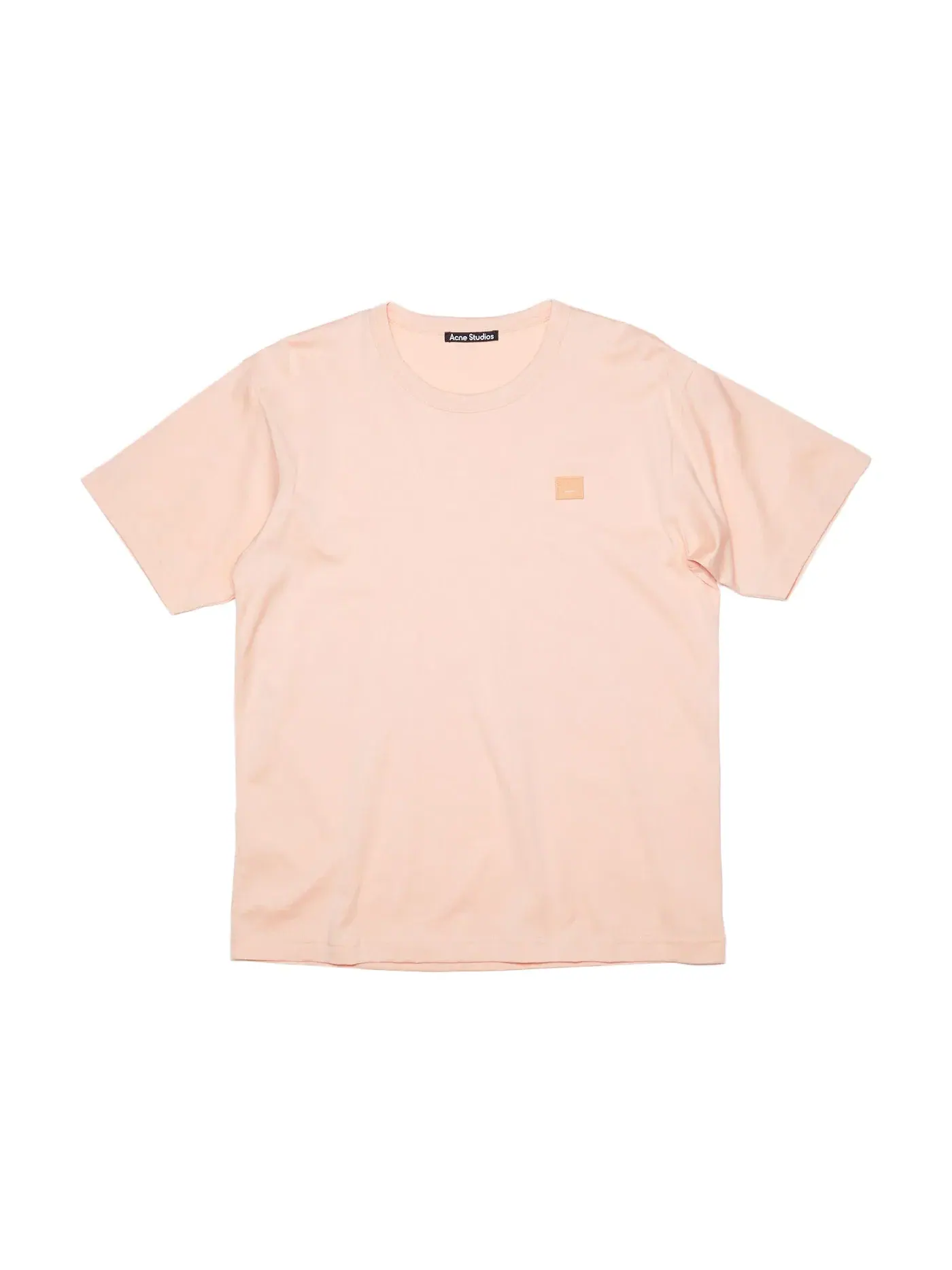Мужская футболка с принтом Acne Studios — изображение 1 из 1, розовый