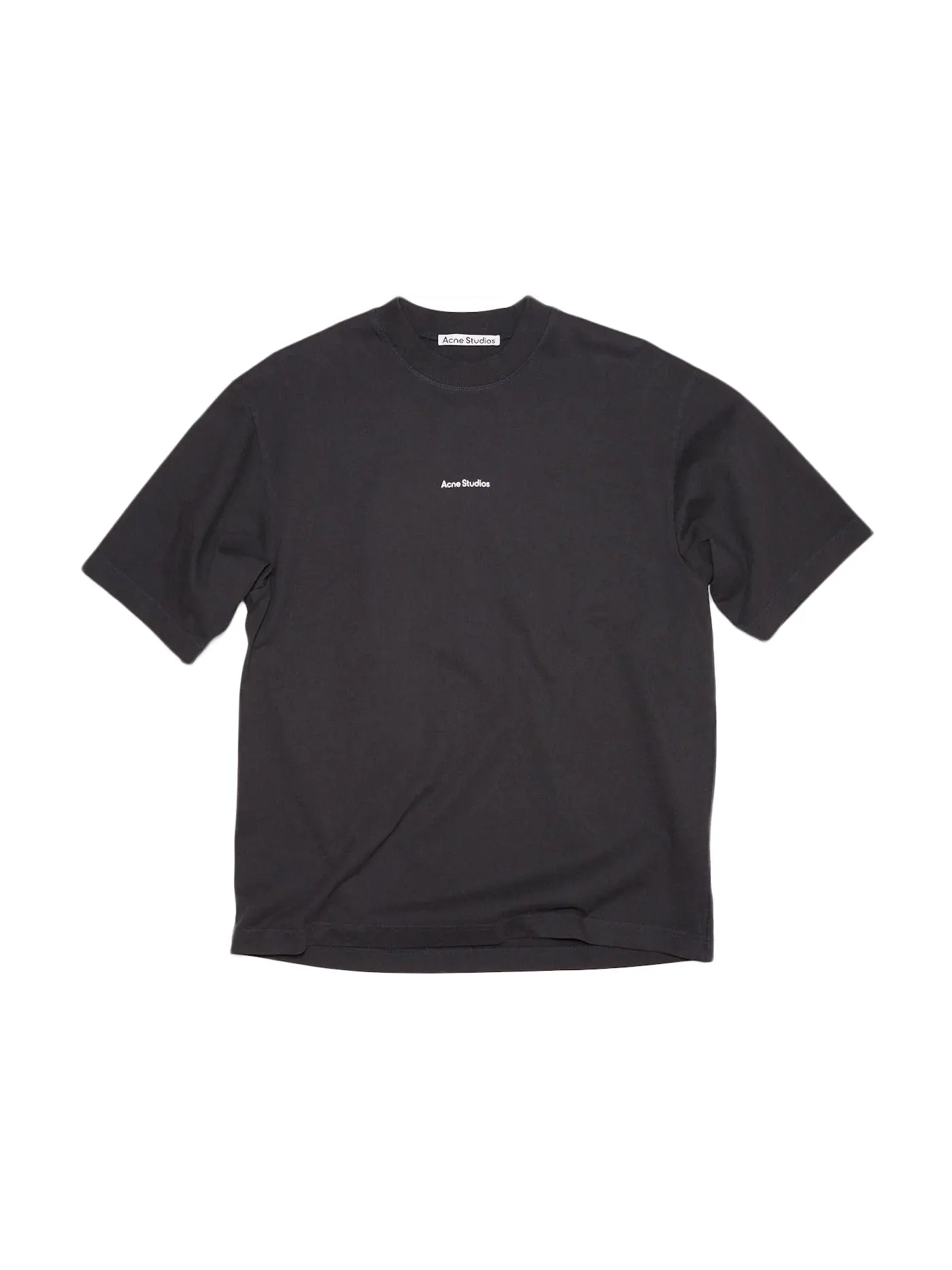 Мужская футболка с принтом Acne Studios Logo T-shirt Acne Studios — изображение 1 из 1, черный