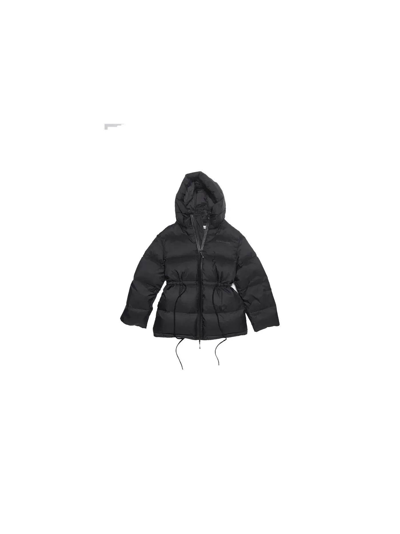 Женская куртка-пуховик с капюшоном Acne Studios — изображение 1 из 1, черный
