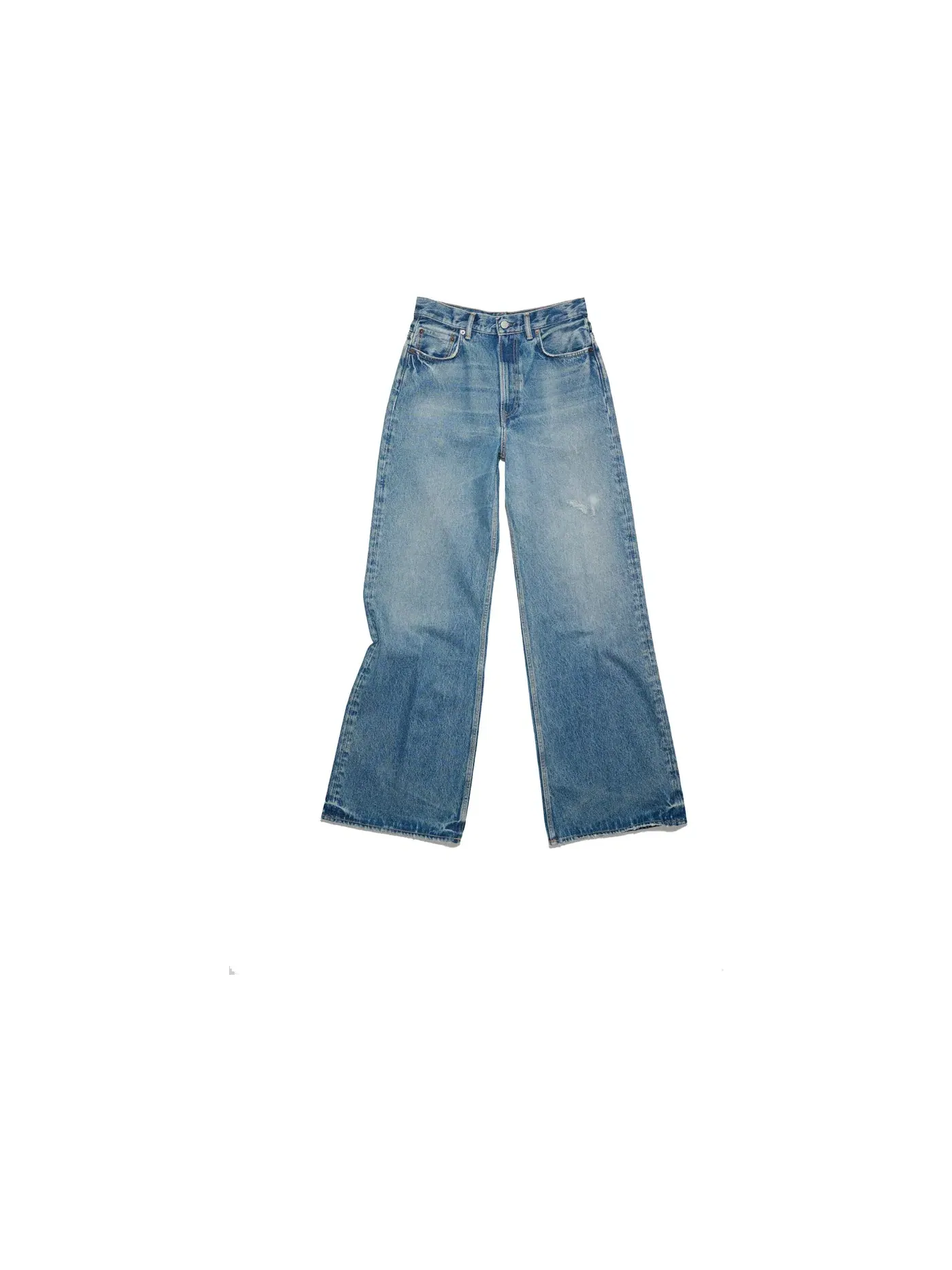 Женские джинсы свободного кроя Relaxed Fit Jeans Acne Studios — изображение 1 из 1, синий