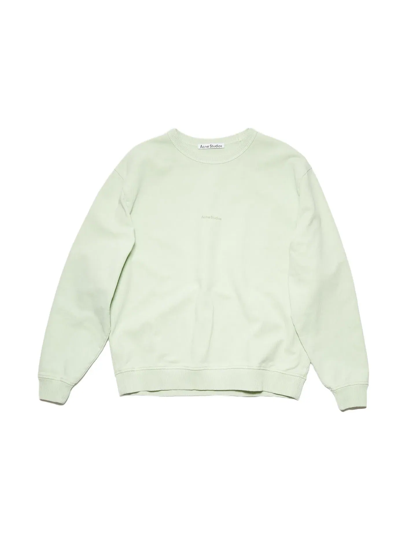 Мужской свитшот Acne Studios — изображение 1 из 1, зеленый