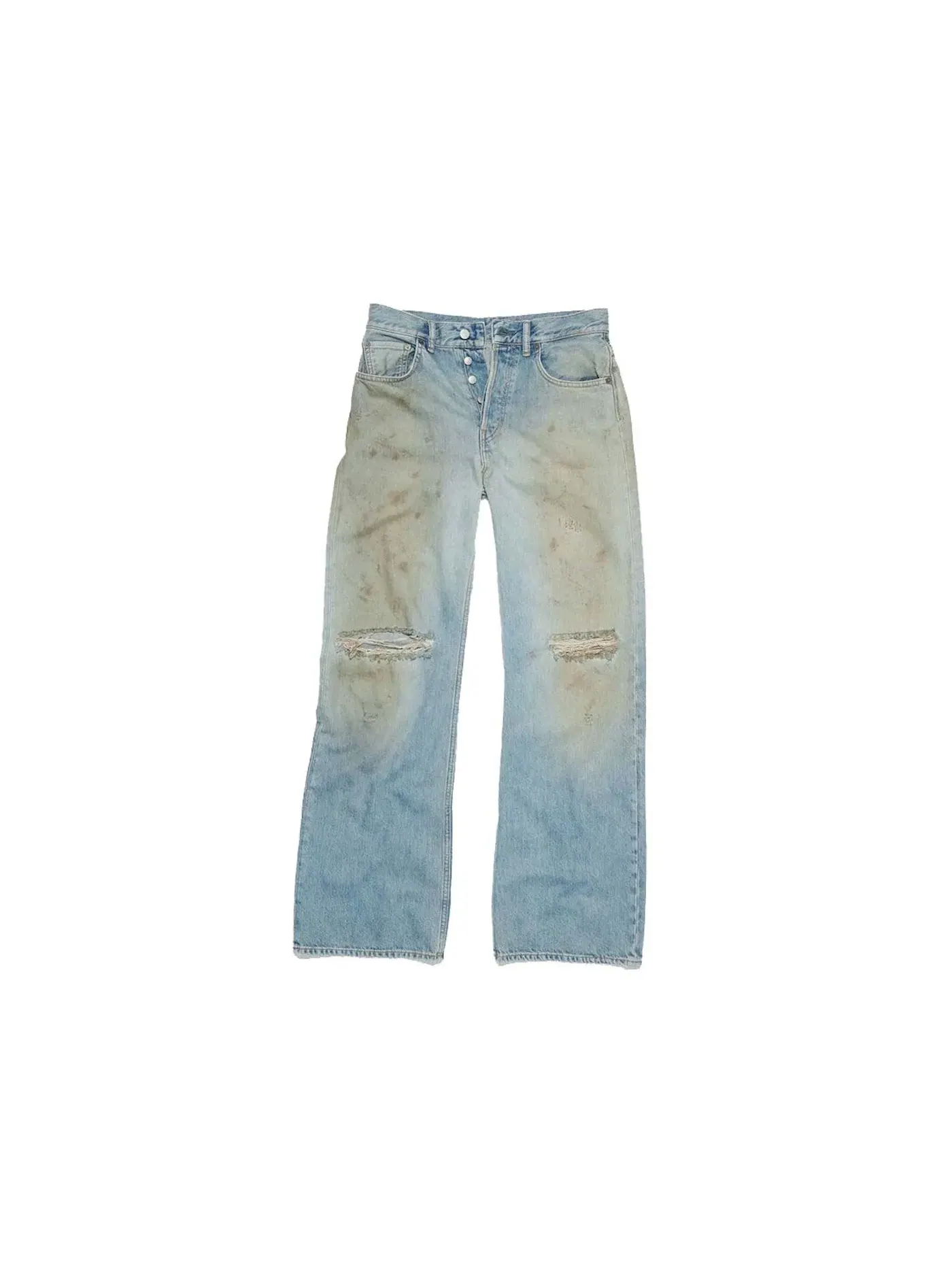 Мужские джинсы свободного кроя Super Baggy Fit Acne Studios — изображение 1 из 1, синий
