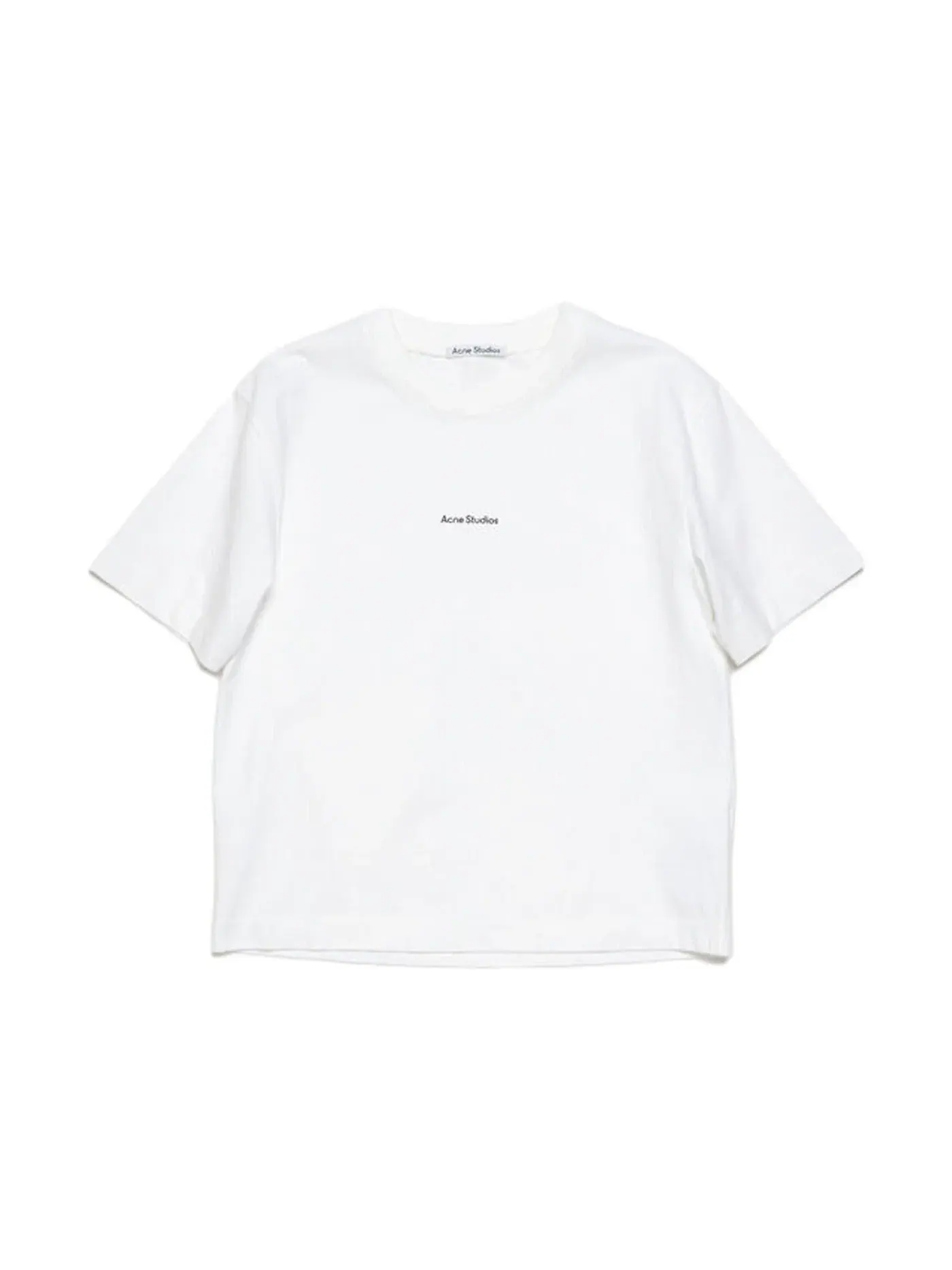 Женская футболка с принтом Acne Studios — изображение 1 из 2, белый