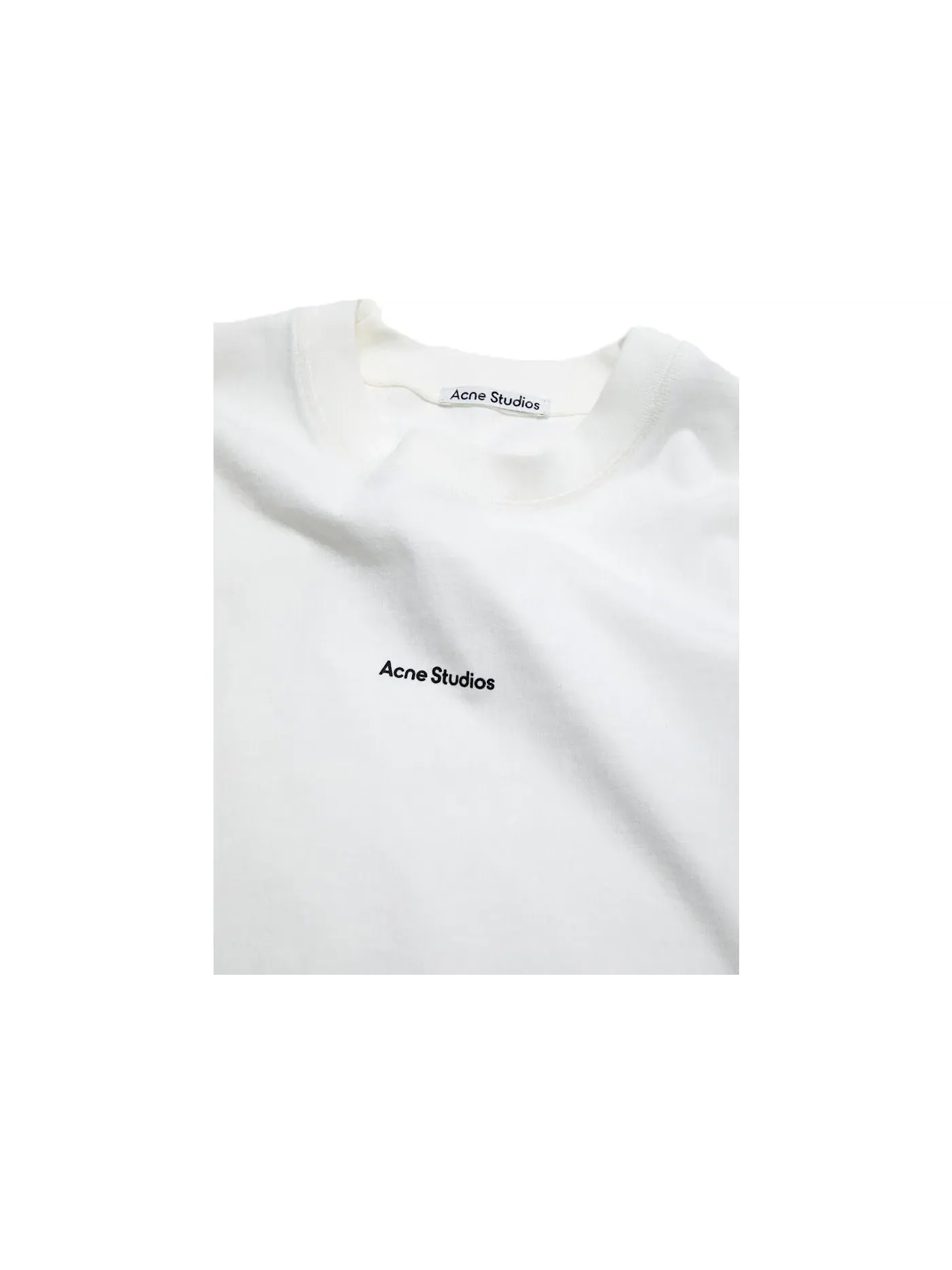 Женская футболка с принтом Acne Studios — изображение 2 из 2, белый