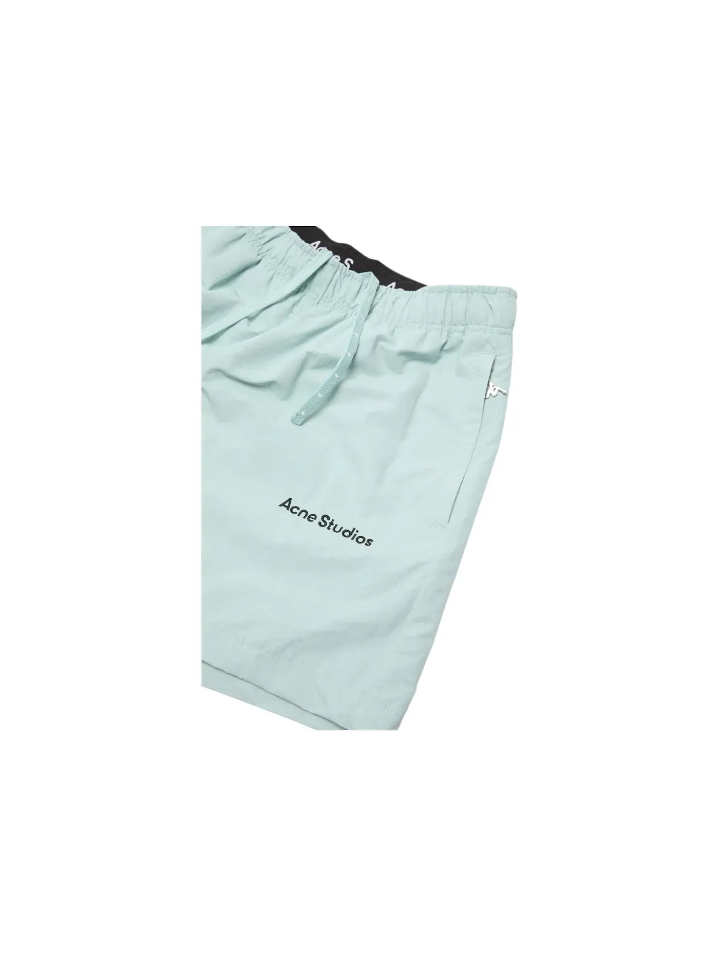 Мужские шорты свободного кроя Acne Studios x Kappa — изображение 2 из 2, светлый синий