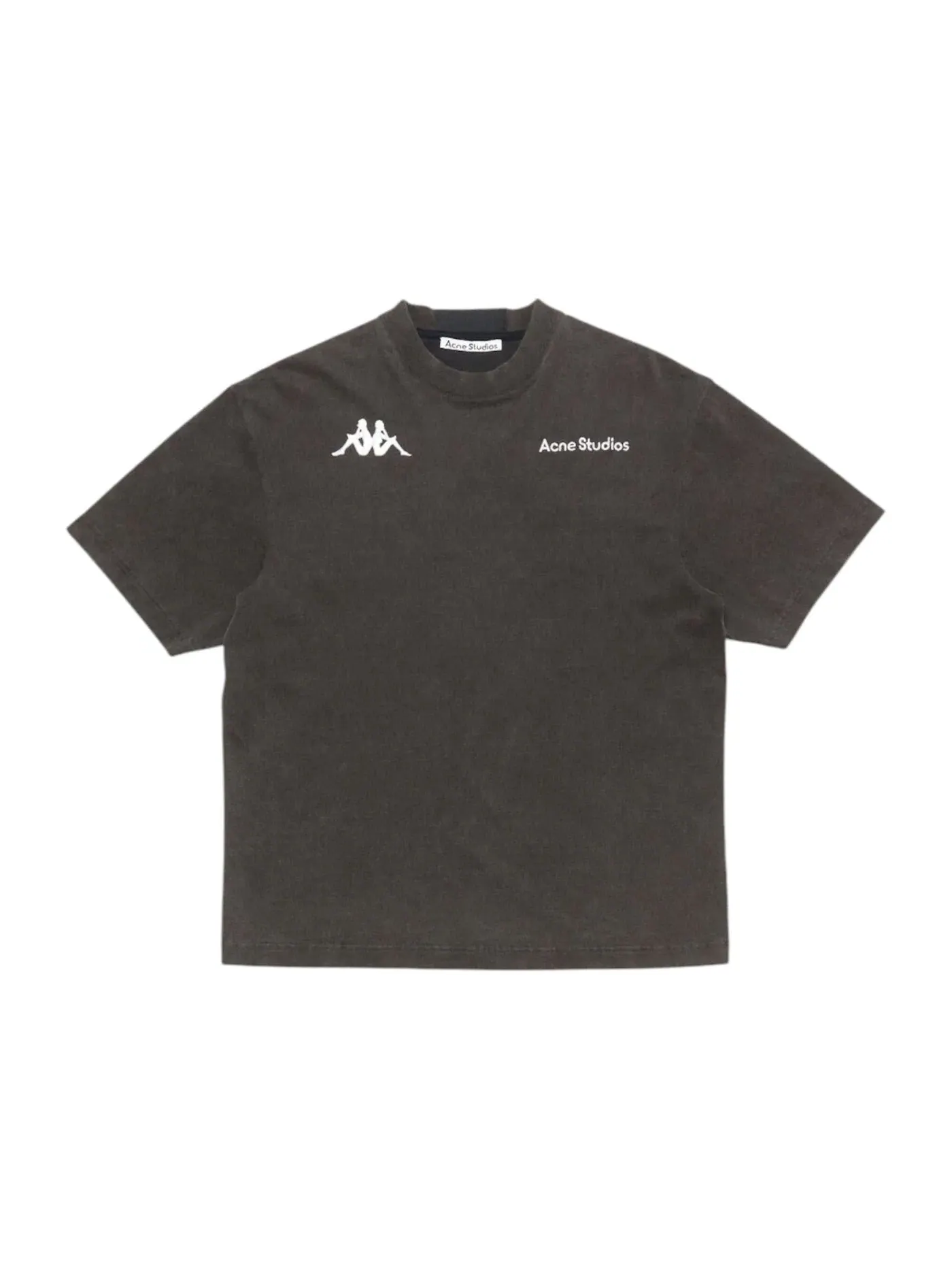 Мужская футболка с коротким рукавом Acne Studios x Kappa T-shirt — изображение 1 из 2, черный