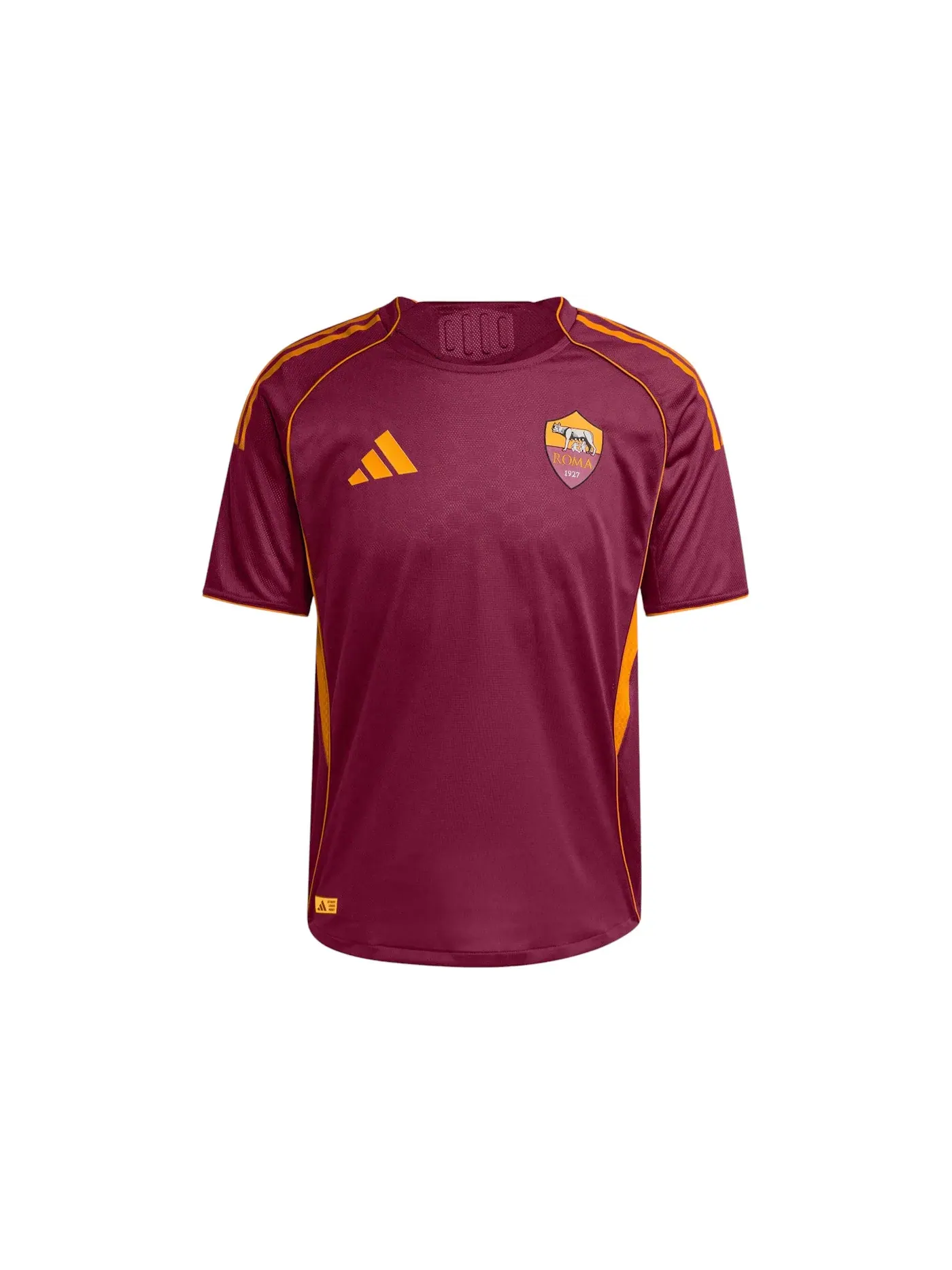 Мужская футбольная футболка с длинным рукавом Jersey Adidas — изображение 1 из 1, бордовый оранжевый
