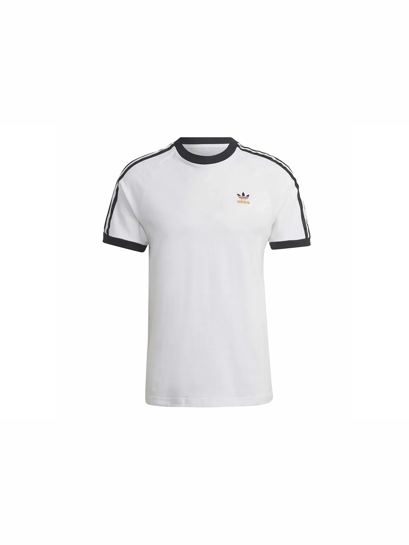 Мужская футболка с длинным рукавом Adidas Tee — изображение 1 из 1, белый/черный/черный