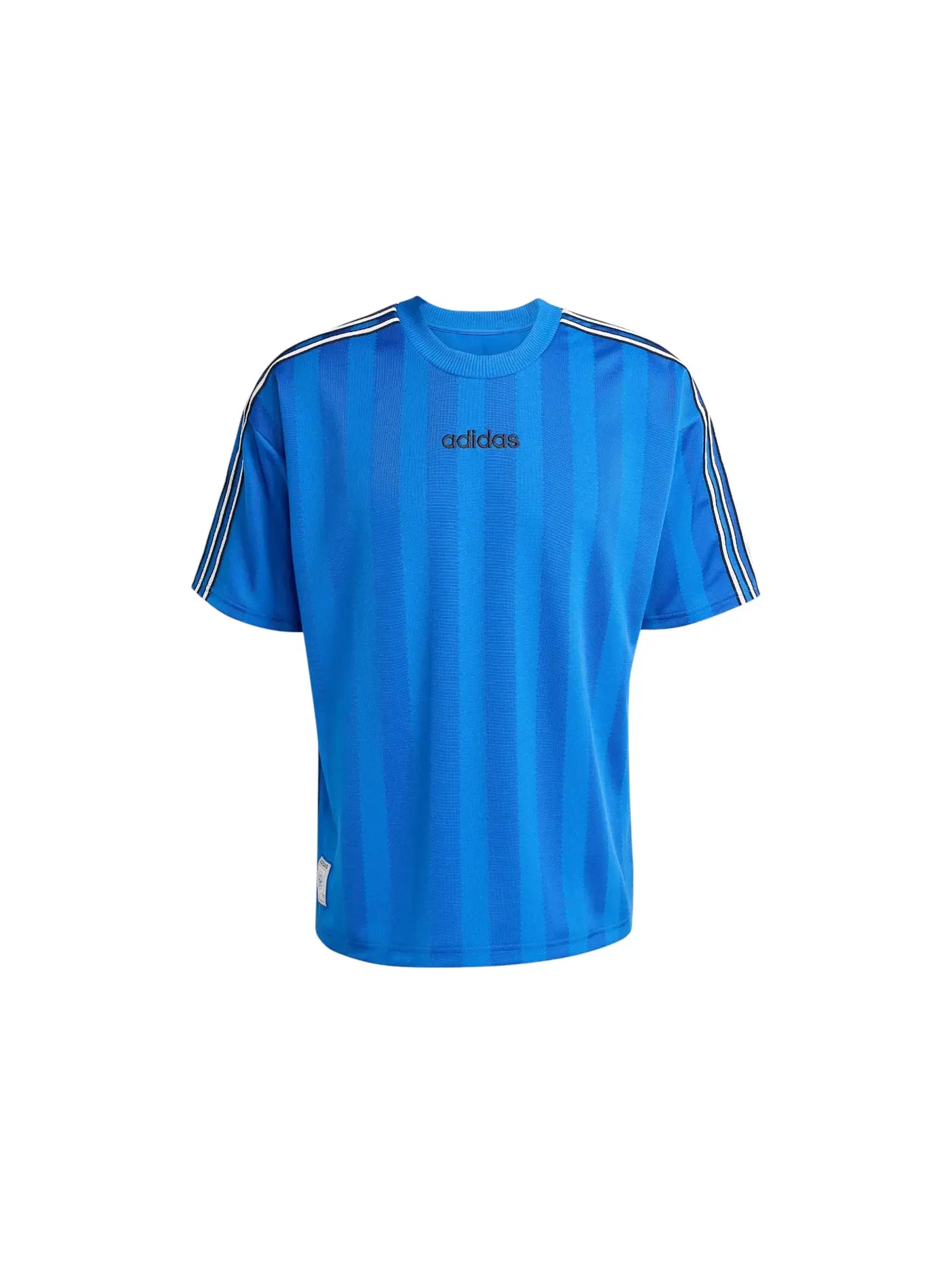 Мужская футбольная футболка с длинным рукавом Adidas Jersey — изображение 1 из 1, синий