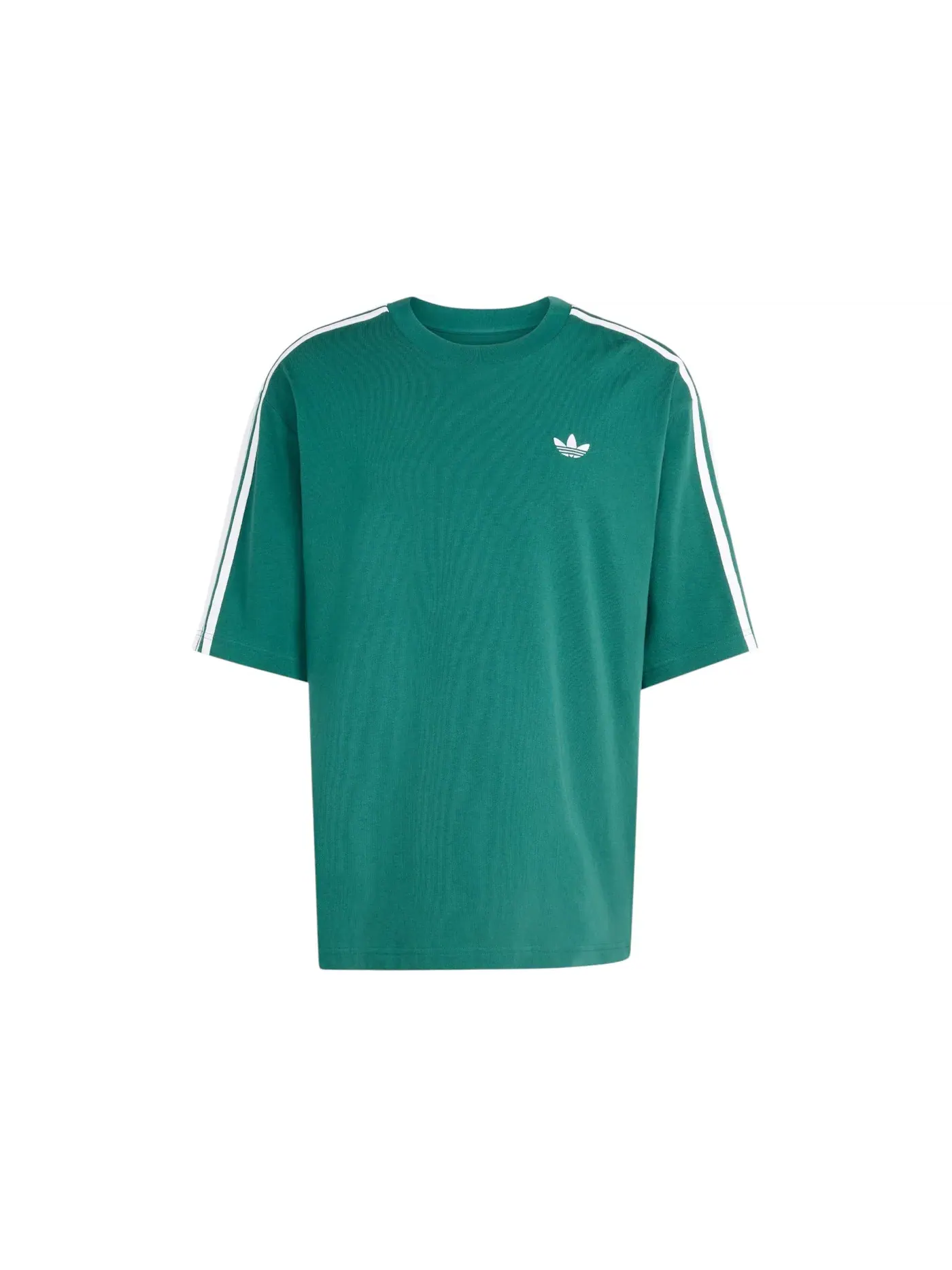 Мужская футболка с длинным рукавом Adicolor 3-Stripes Oversized Tee Adidas — изображение 1 из 1, зеленый