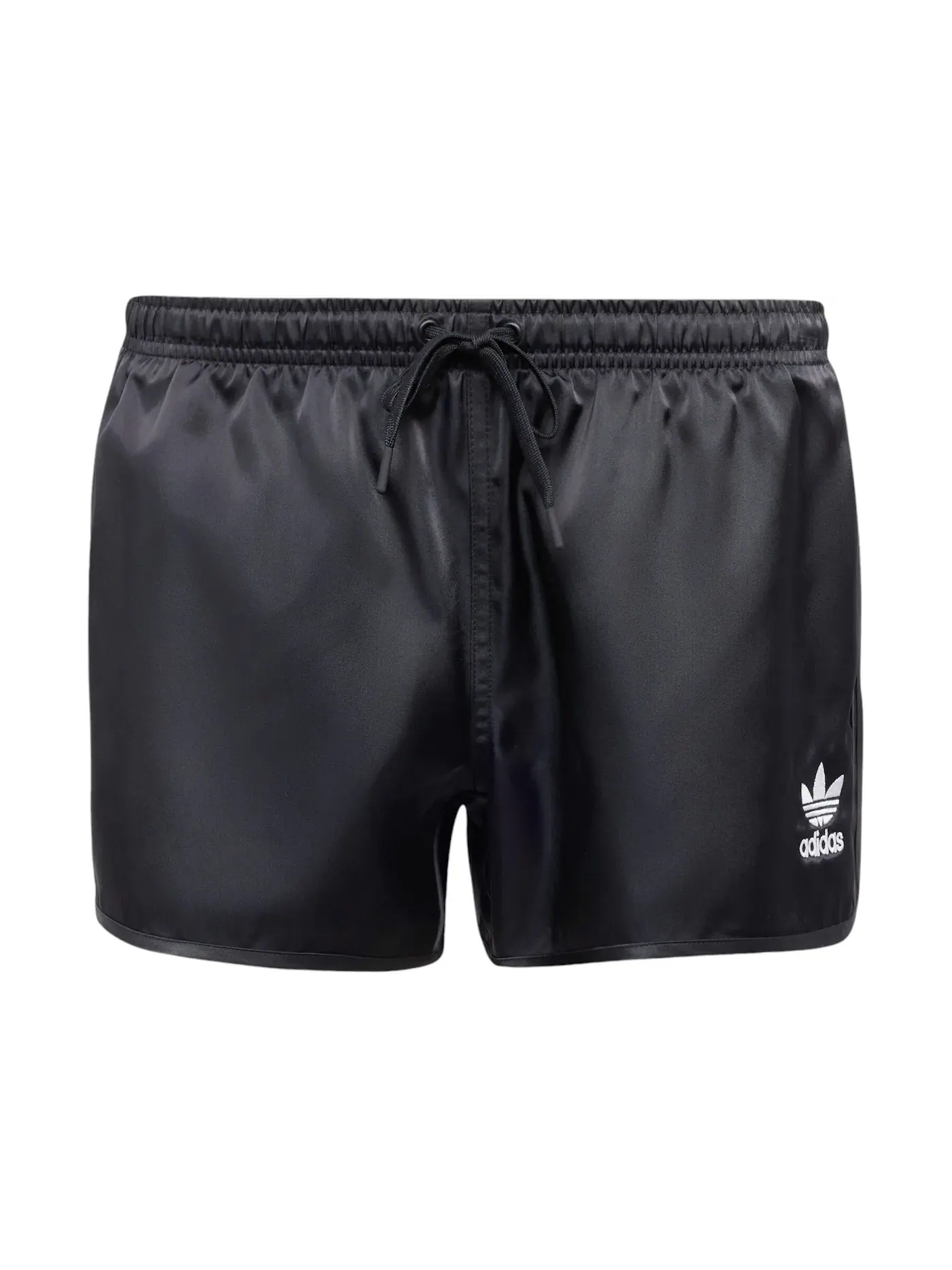 Мужские шорты с принтом Adicolor 3-Stripes Inch Swim Shorts Adidas — изображение 1 из 1, черный
