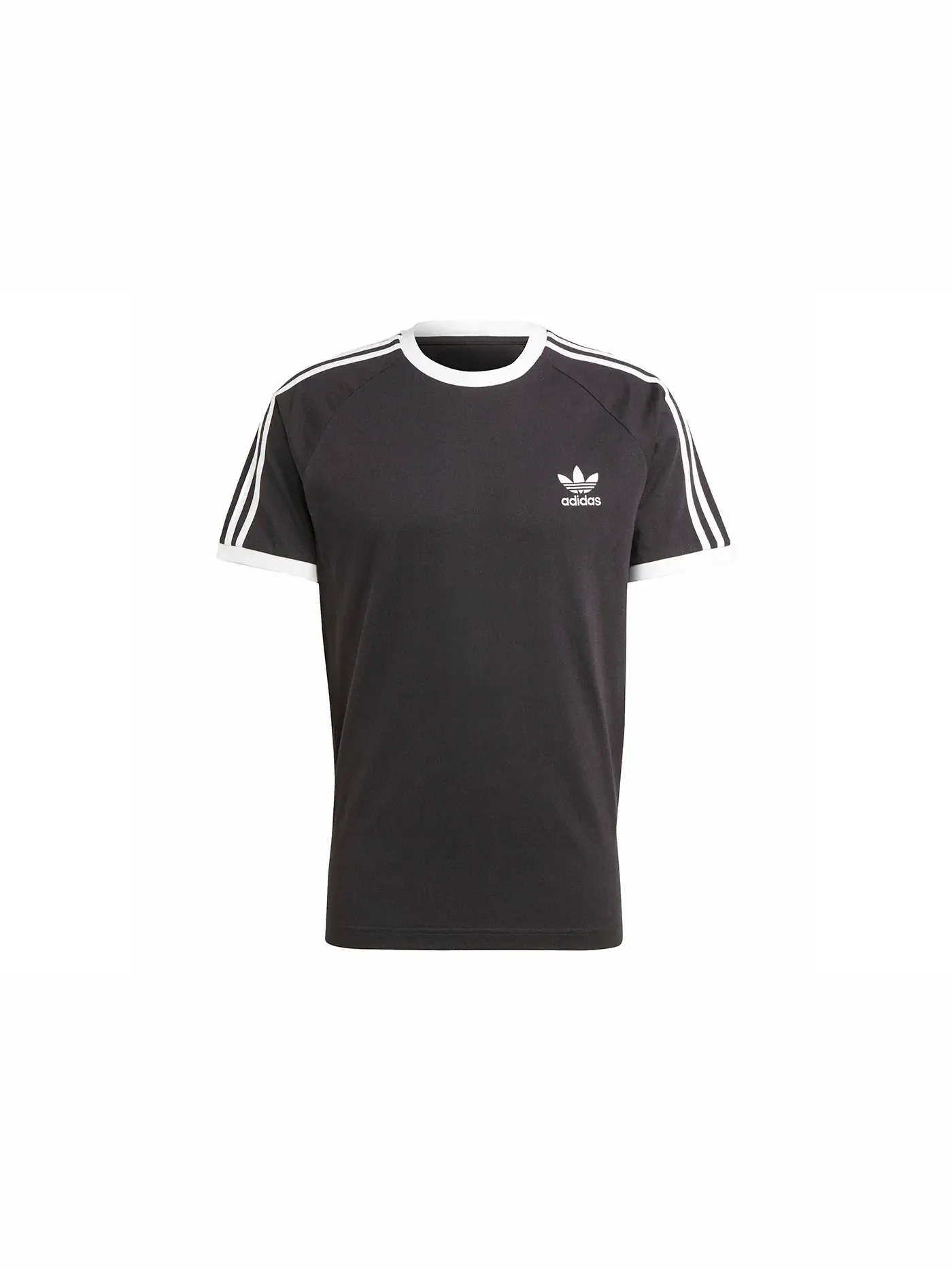 Мужская футболка с коротким рукавом Adidas Adicolor Classics 3-Stripes Tee — изображение 1 из 1, черный