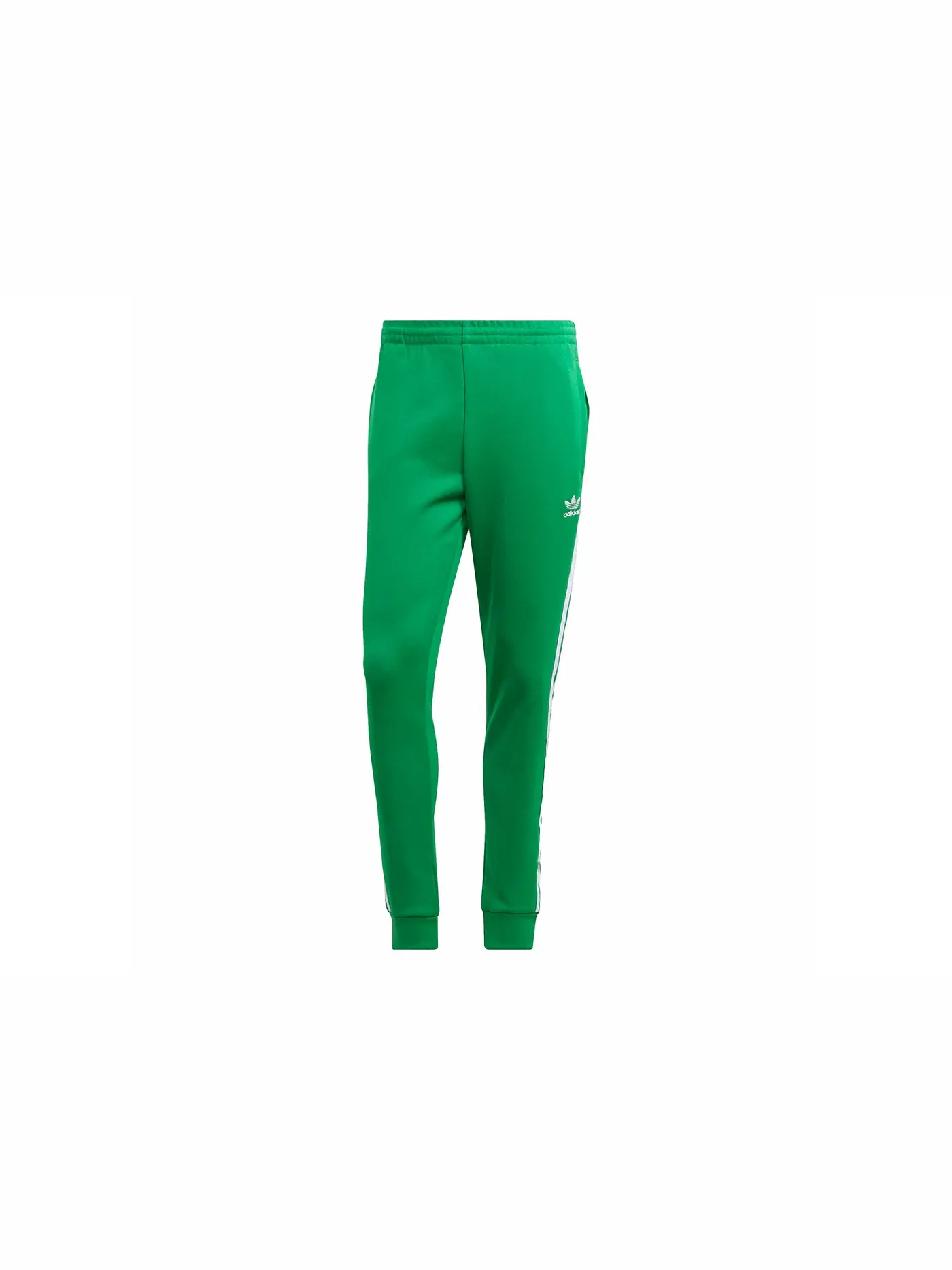 Мужские спортивные штаны с лампасами Adicolor Classics SST Pants Adidas — изображение 1 из 1, зеленый/белый