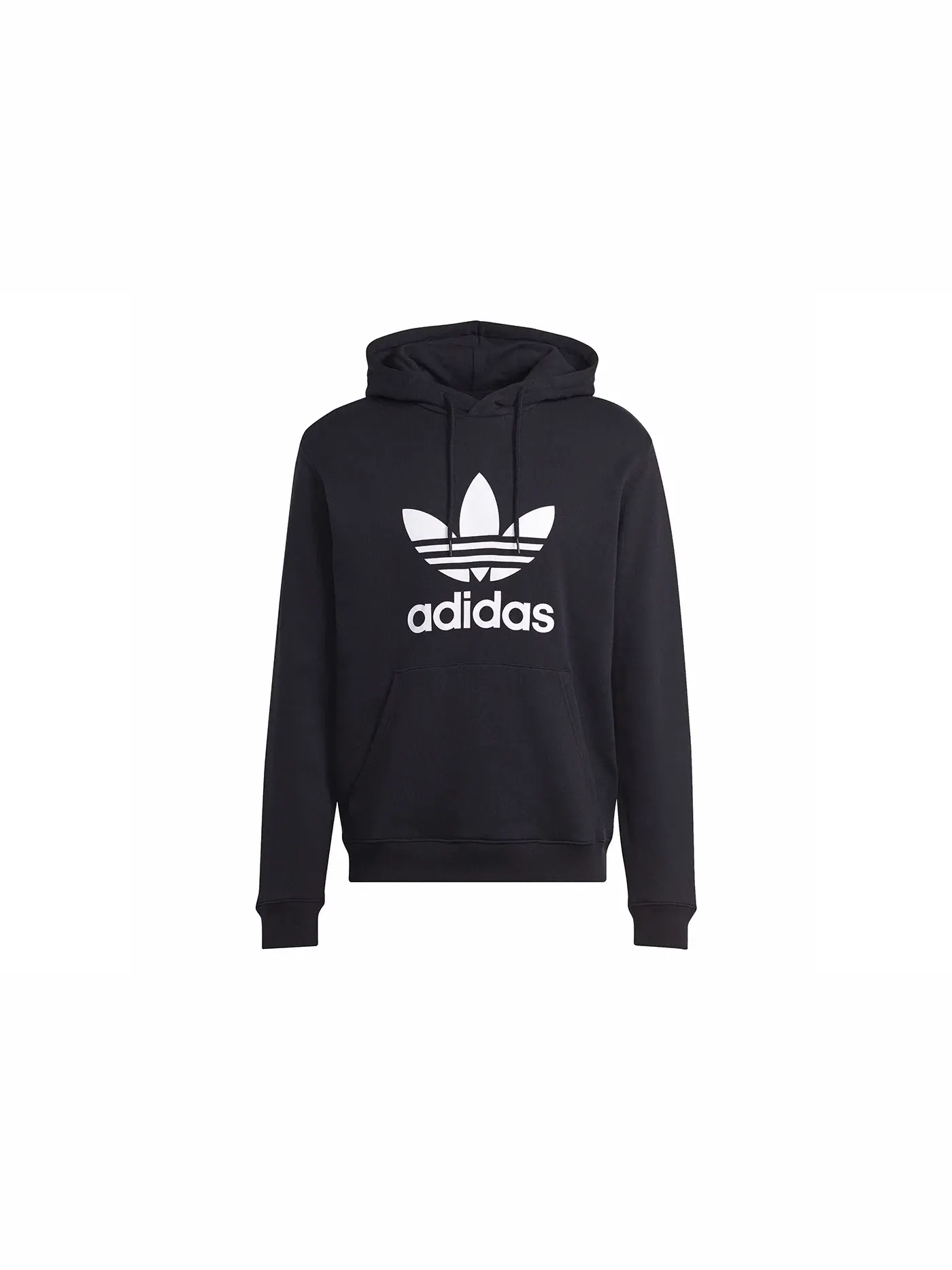 Мужская худи с длинным рукавом Hoodie Adidas — изображение 1 из 1, черный/белый
