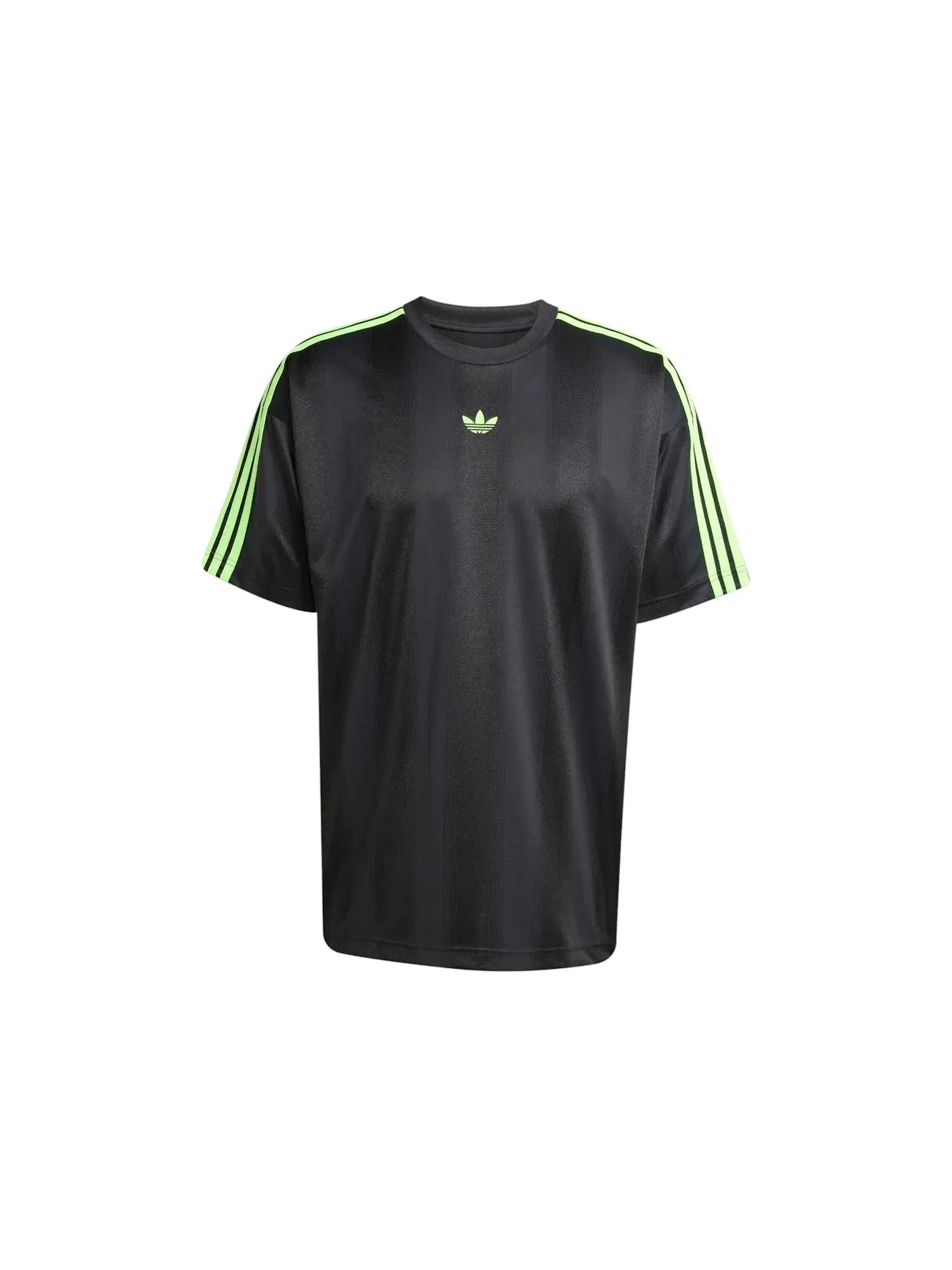 Мужская футболка с принтом Jersey Adidas — изображение 1 из 1, черный зеленый