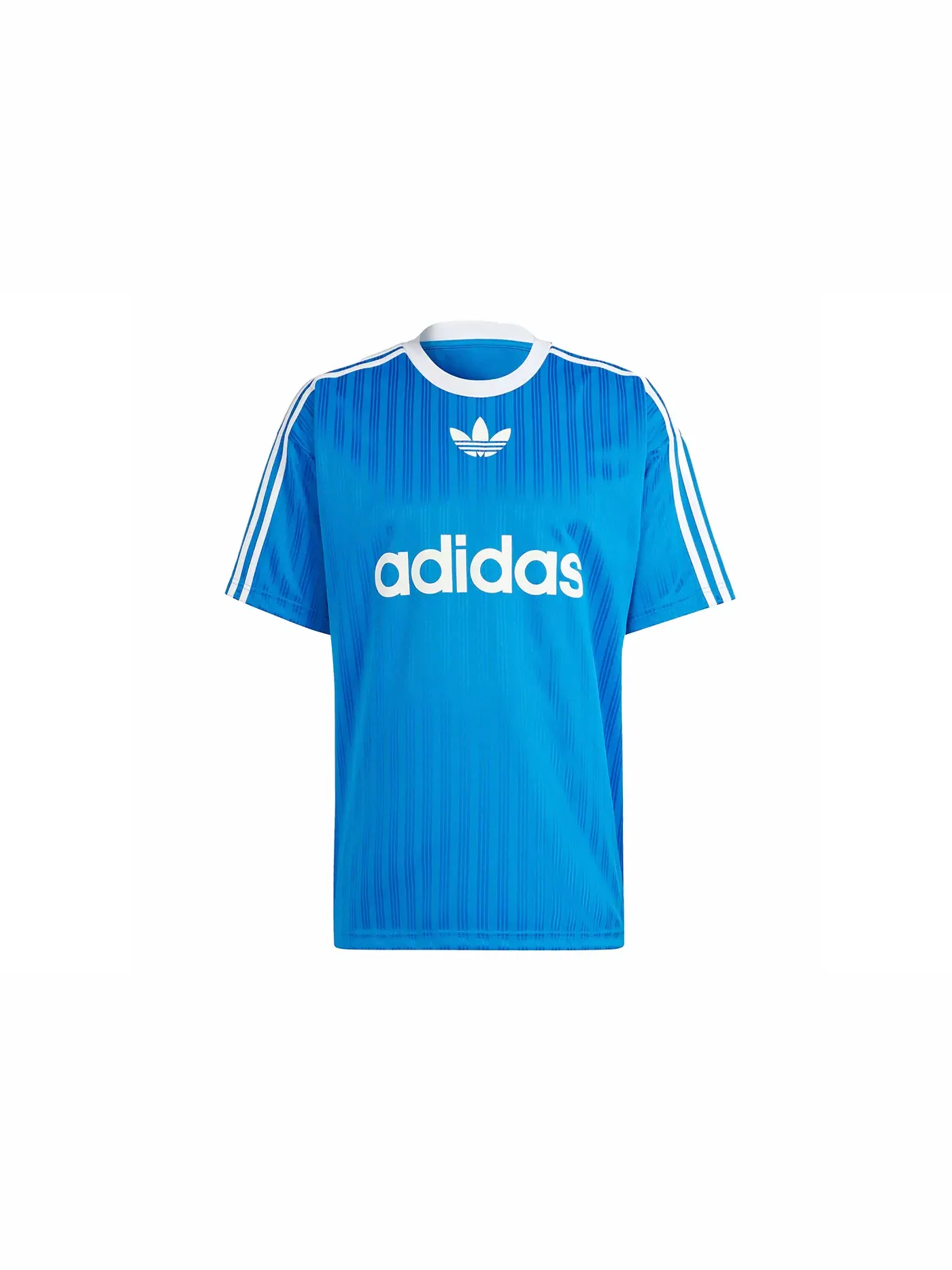 Мужская футболка с коротким рукавом Tee Adidas — изображение 1 из 1, синий/белый