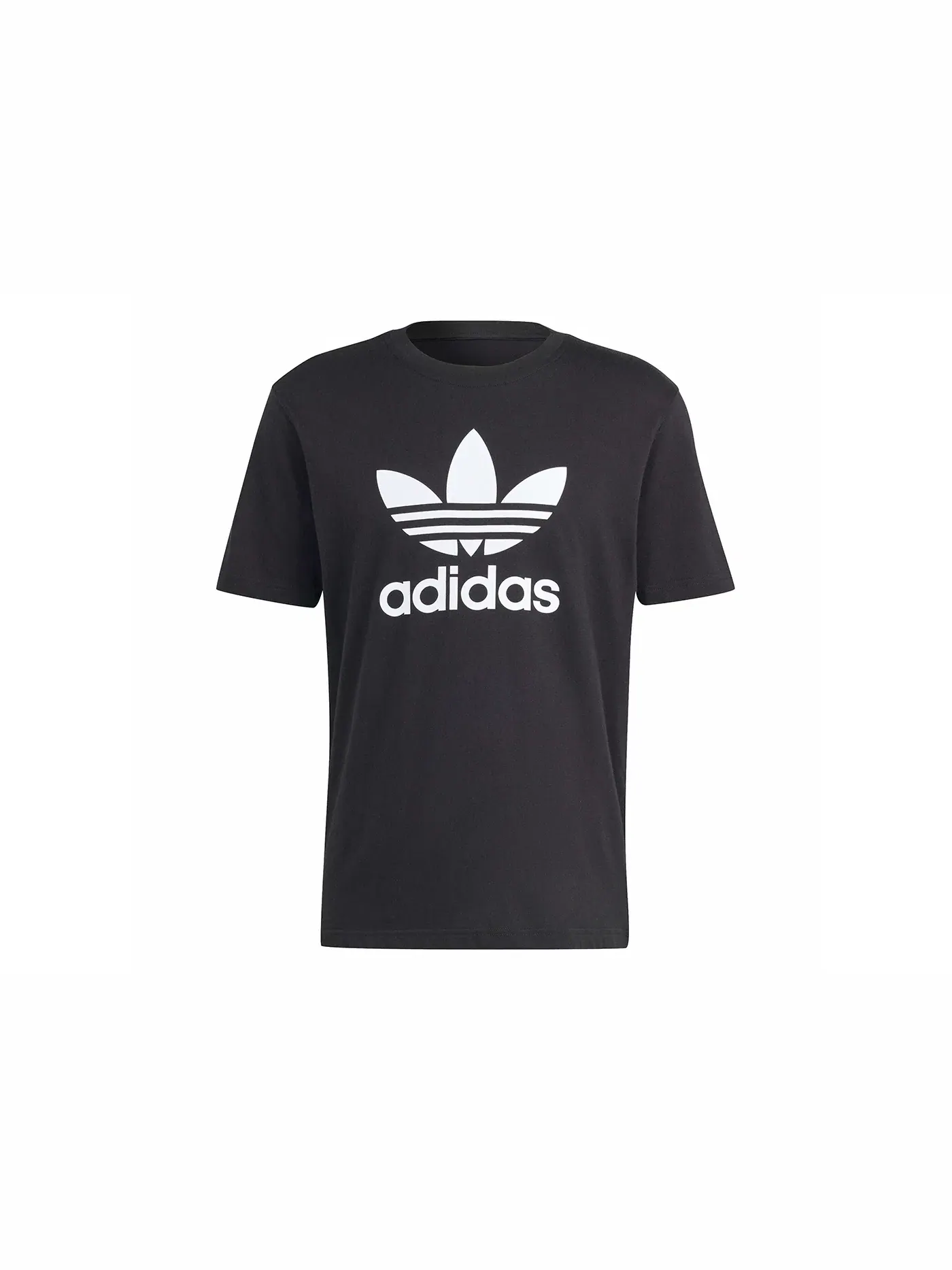 Мужская футболка с принтом Adidas Adicolor Trefoil Tee — изображение 1 из 1, черный