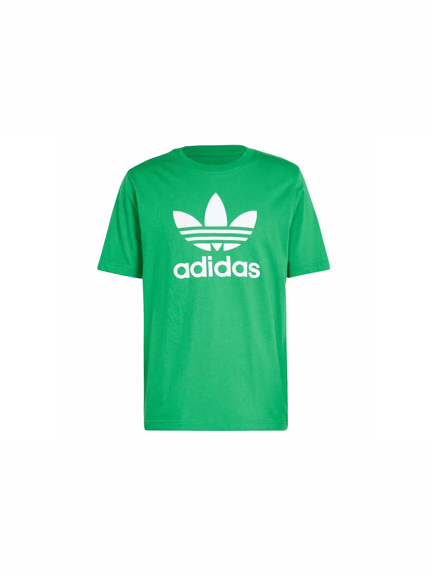 Мужская футболка с принтом Adidas — изображение 1 из 1, зеленый