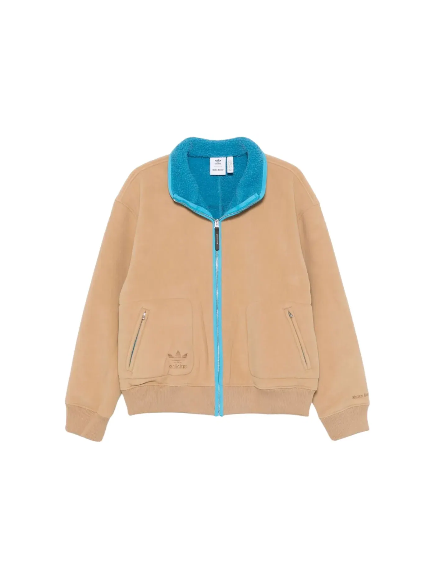Унисекс куртка флисовая с принтом Jacket Adidas, Cardboard — изображение 1 из 1