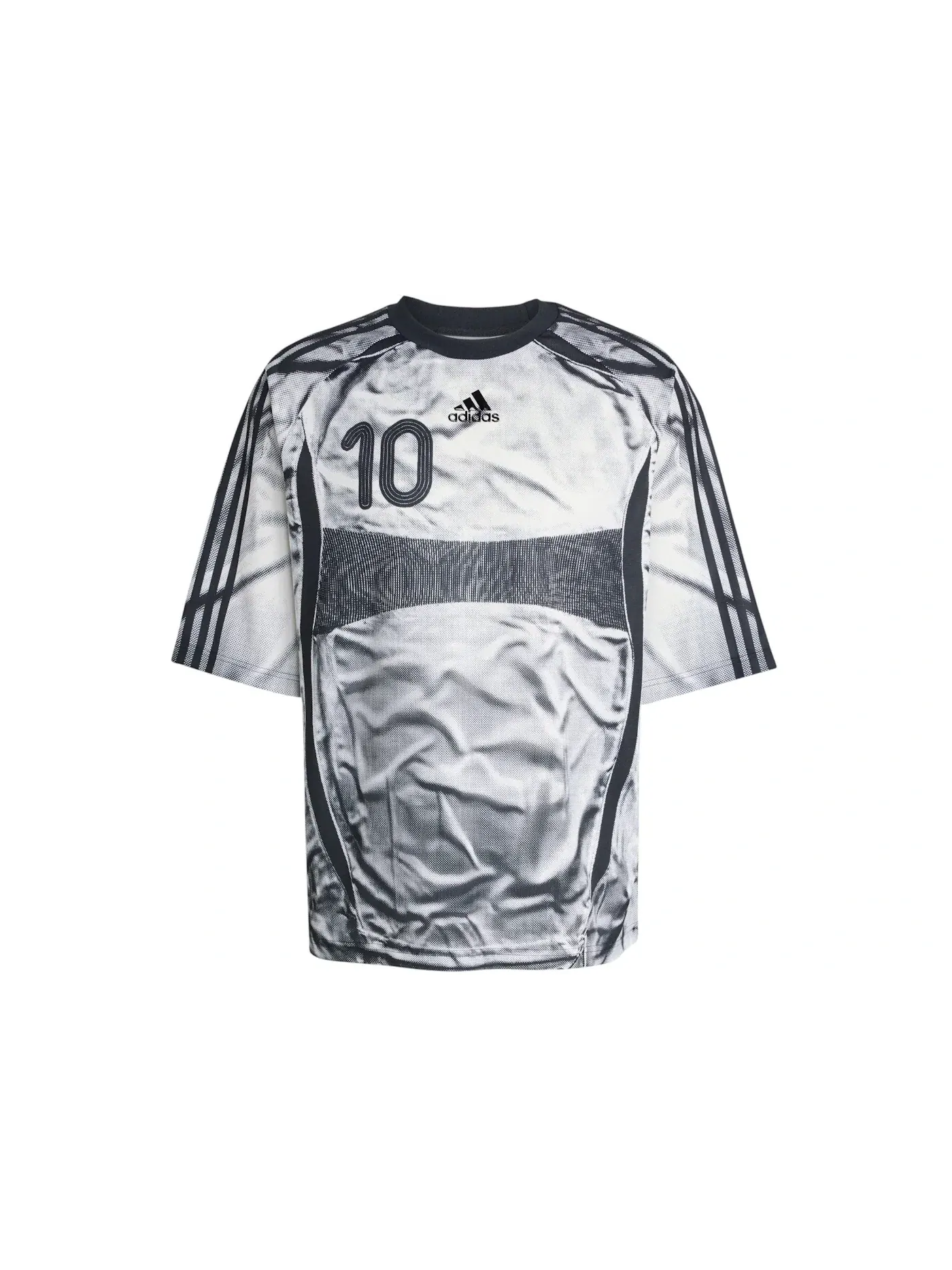 Мужская футболка с принтом Adilenium Season 4 Teamgeist Printed Jersey Adidas — изображение 1 из 1, белый