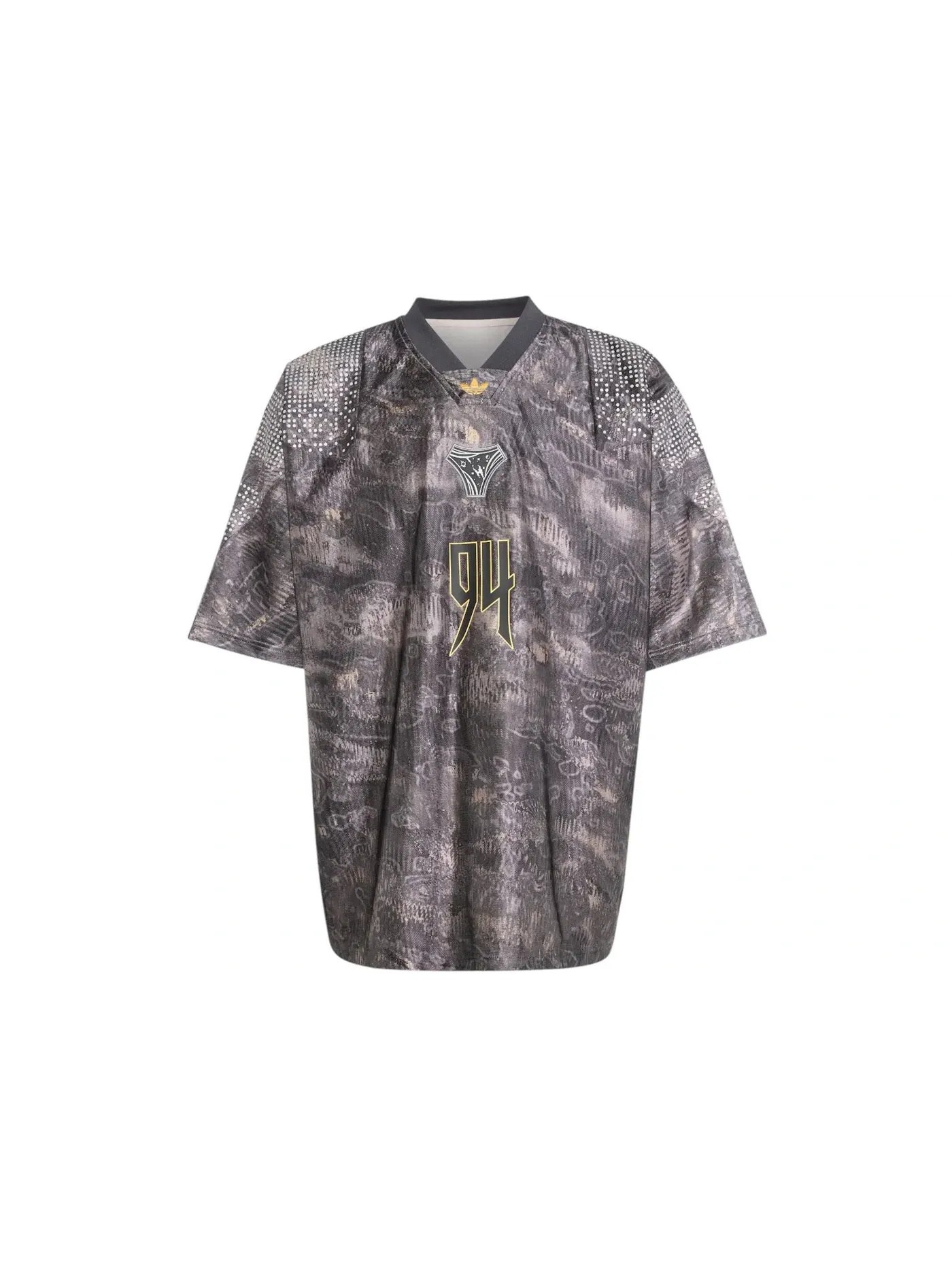 Мужская футбольная джерси с принтом Adidas Adilenium Season 5 Eqt Jersey, Chalk Pearl/Wonder Taupe — изображение 1 из 1