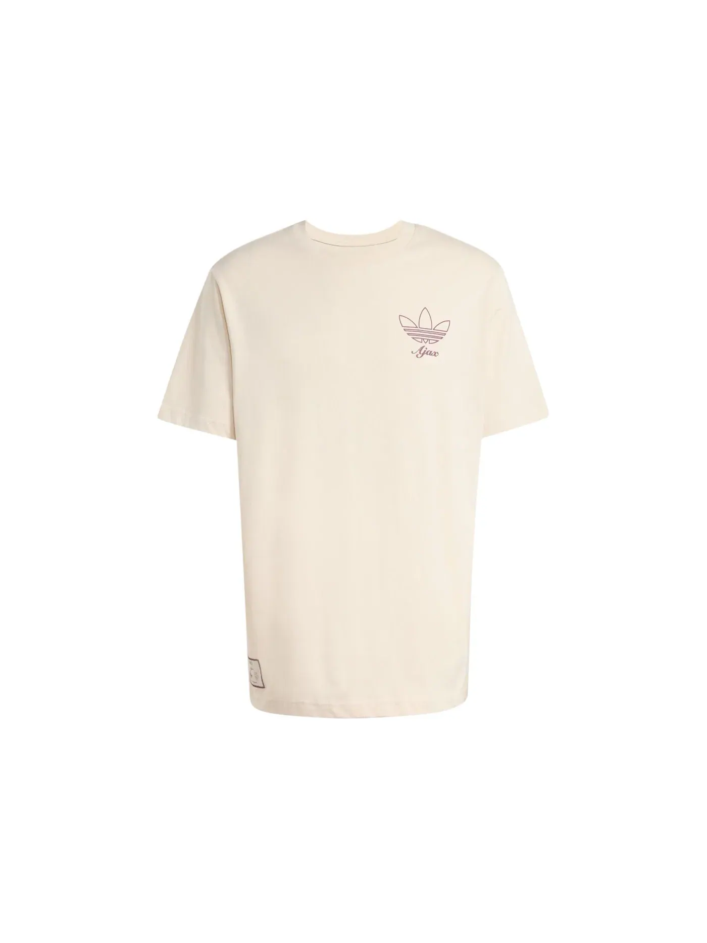 Мужская футболка с принтом Ajax Amsterdam Terrace Icons Graphic Adidas — изображение 1 из 1, слоновая кость