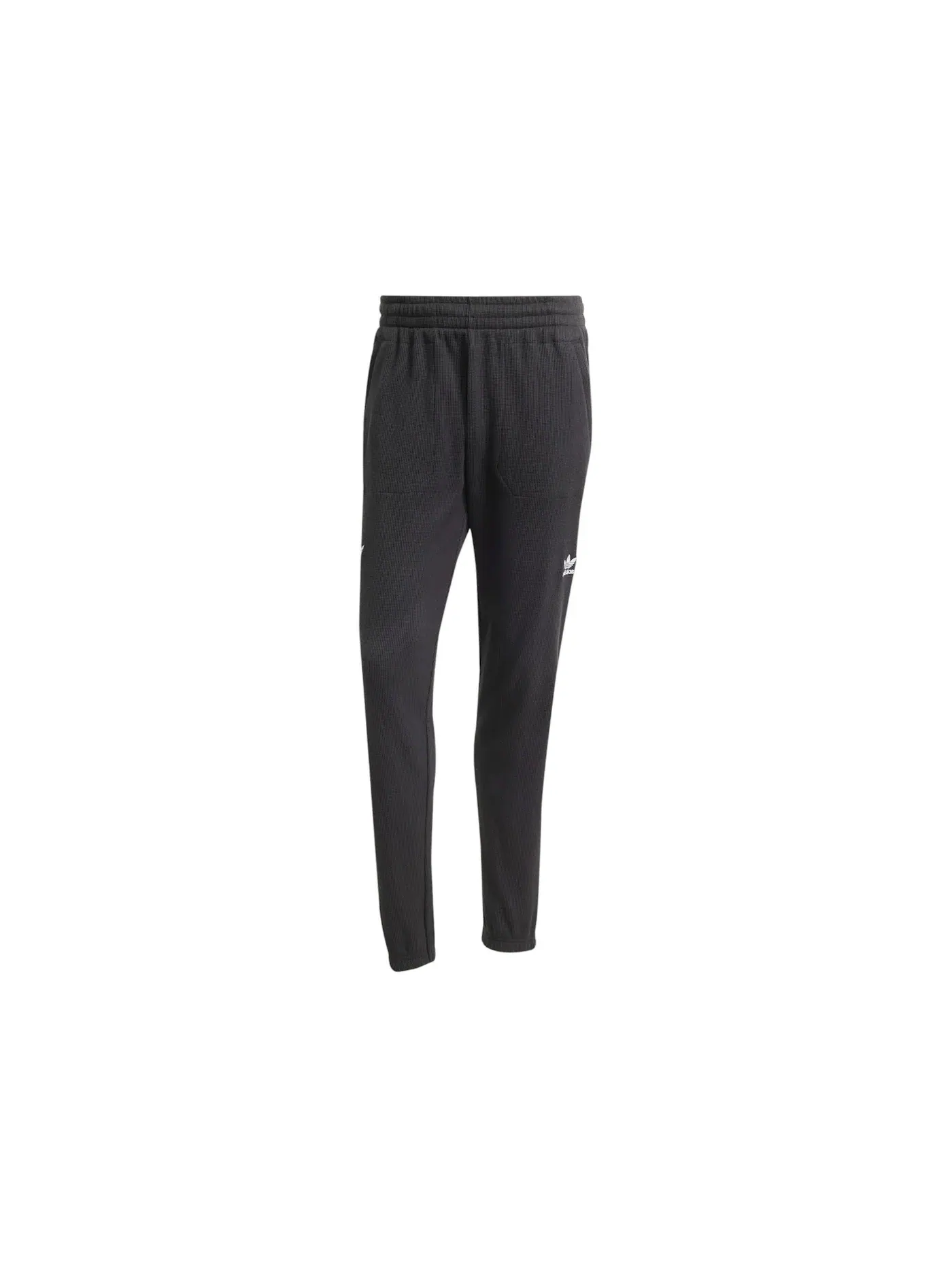 Мужские спортивные штаны с вафельным трикотажем Adidas All Blacks Essentials Waffle Tracksuit Bottoms — изображение 1 из 1