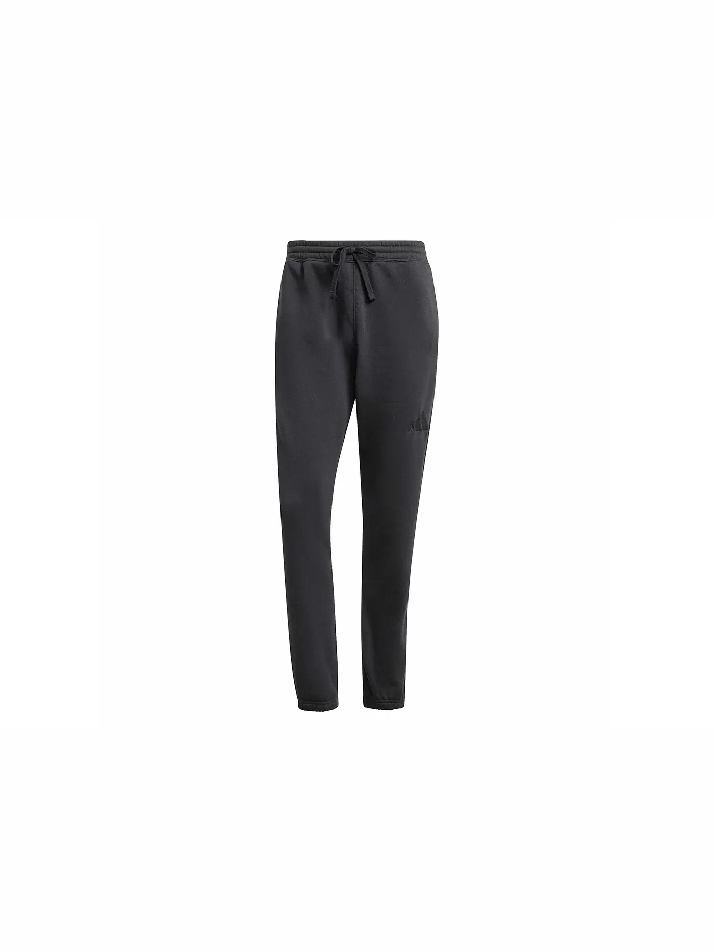 Мужские спортивные штаны с флисом Regular Tapered Pants Adidas — изображение 1 из 1, черный