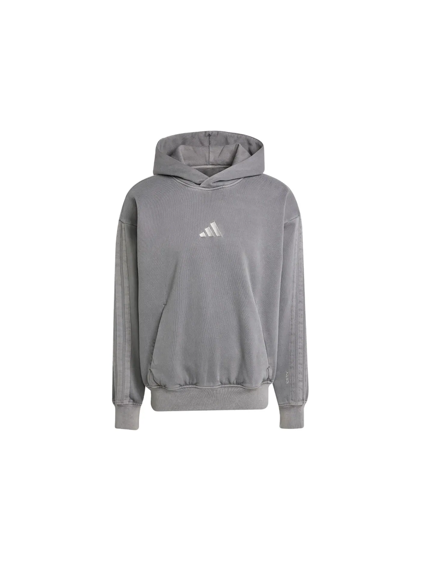 Мужская худи с начесом All Szn Fleece Washed Adidas — изображение 1 из 1, черный