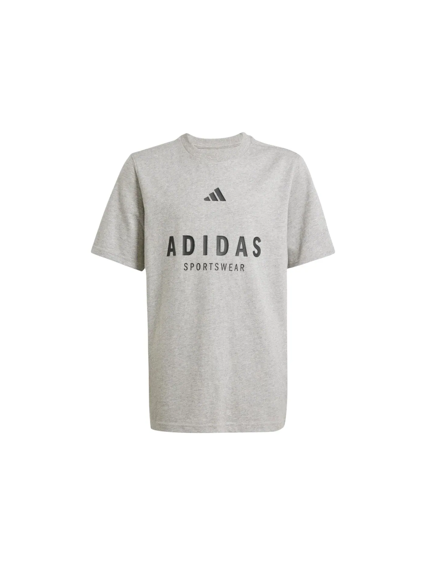 Мужская футболка с коротким рукавом Adidas Tee — изображение 1 из 1, серый/черный