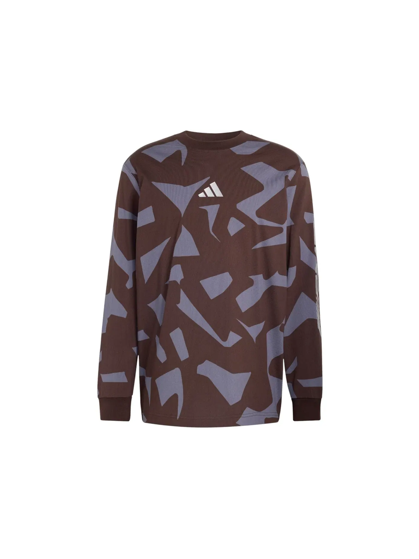 Мужская футболка с длинным рукавом Top Adidas, Aurora Coffee/Aurora Onix — изображение 1 из 1