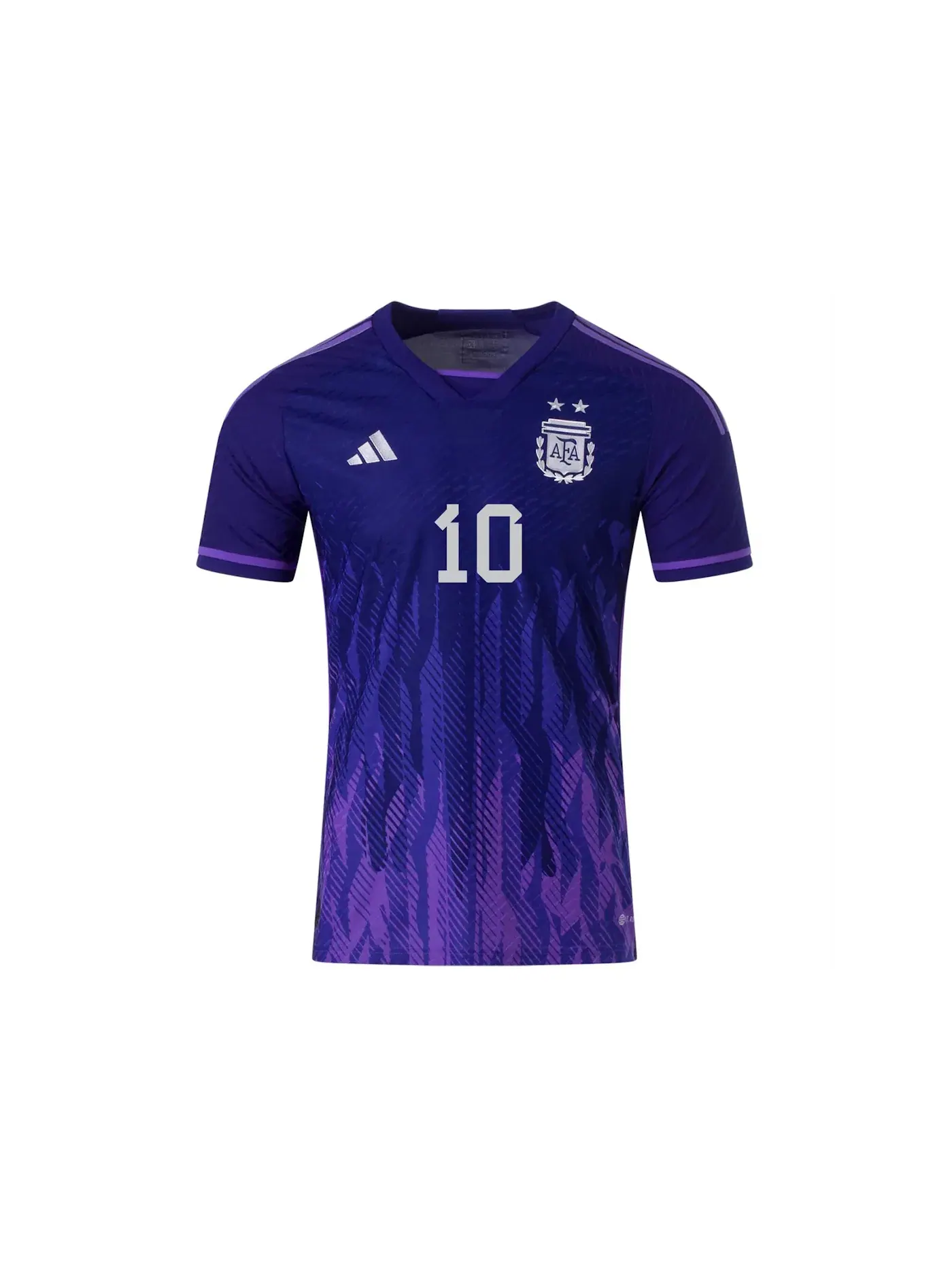 Мужская футбольная джерси с принтом Adidas Argentina 2022-23 Messi Away Jersey — изображение 1 из 2, индиго/фиолетовый