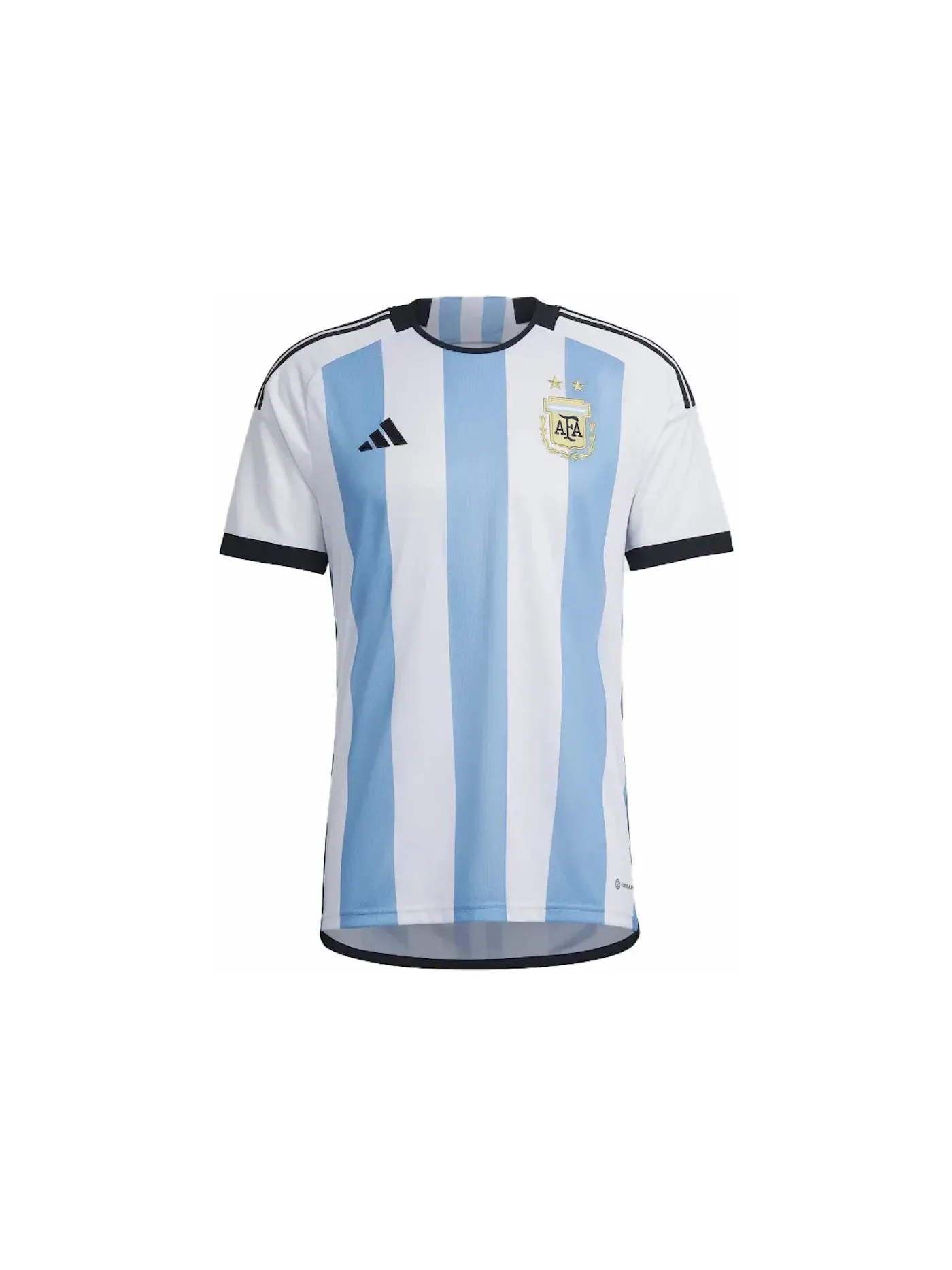 Мужская футбольная джерси с длинным рукавом Jersey Adidas — изображение 1 из 2, белый/светлый синий