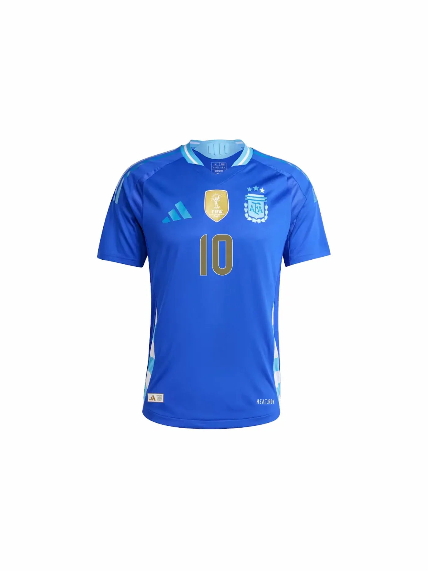 Мужская футболка с длинным рукавом Adidas Argentina 2024/25 Messi Away Authentic Jersey — изображение 1 из 2, синий/синий