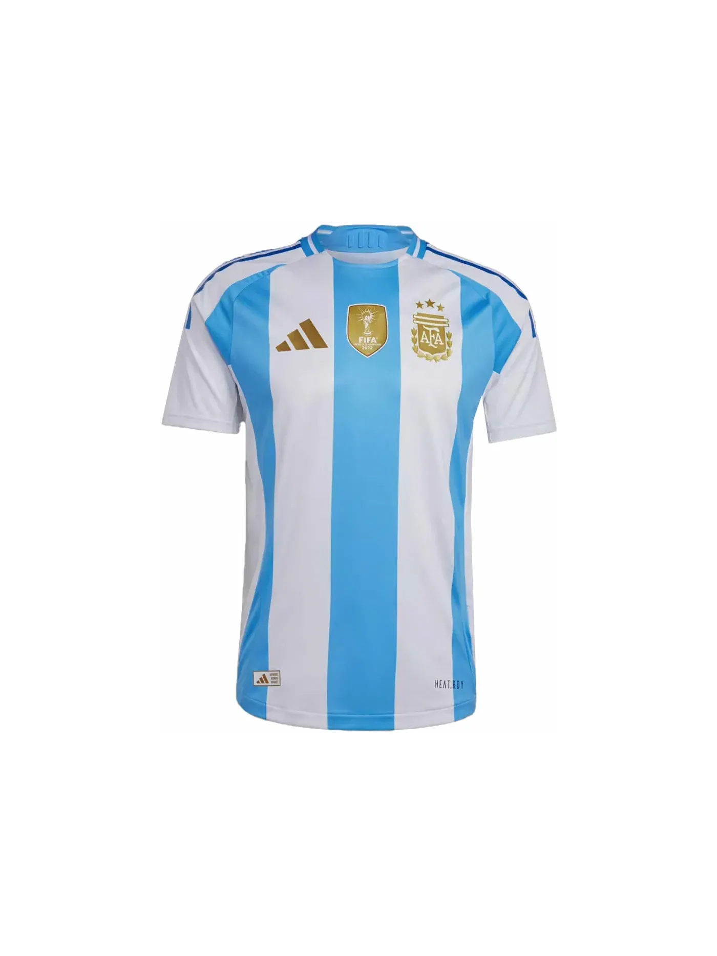Мужская футбольная джерси с принтом Adidas Argentina 2024 Home Authentic Jersey — изображение 1 из 2, белый/синий