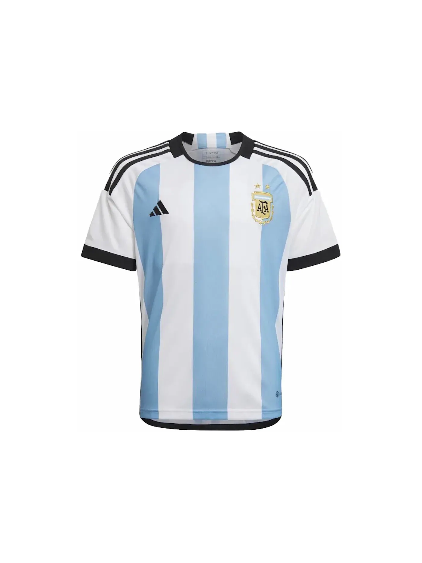 Детская футболка с длинным рукавом Jersey Adidas — изображение 1 из 2, белый/светлый синий