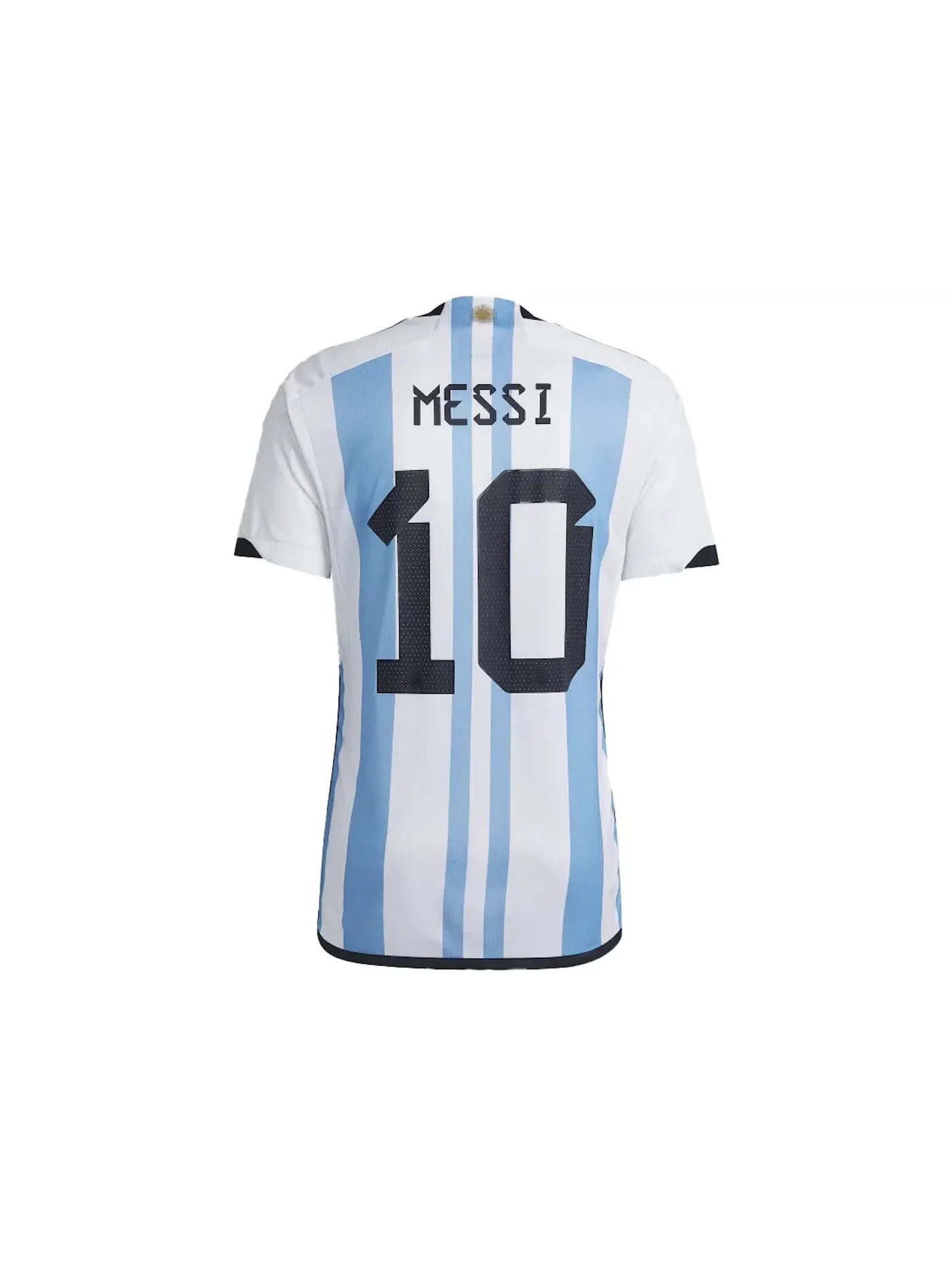 Мужская футболка с принтом Argentina 22 Messi Home Jersey Adidas — изображение 2 из 2, белый/светлый синий