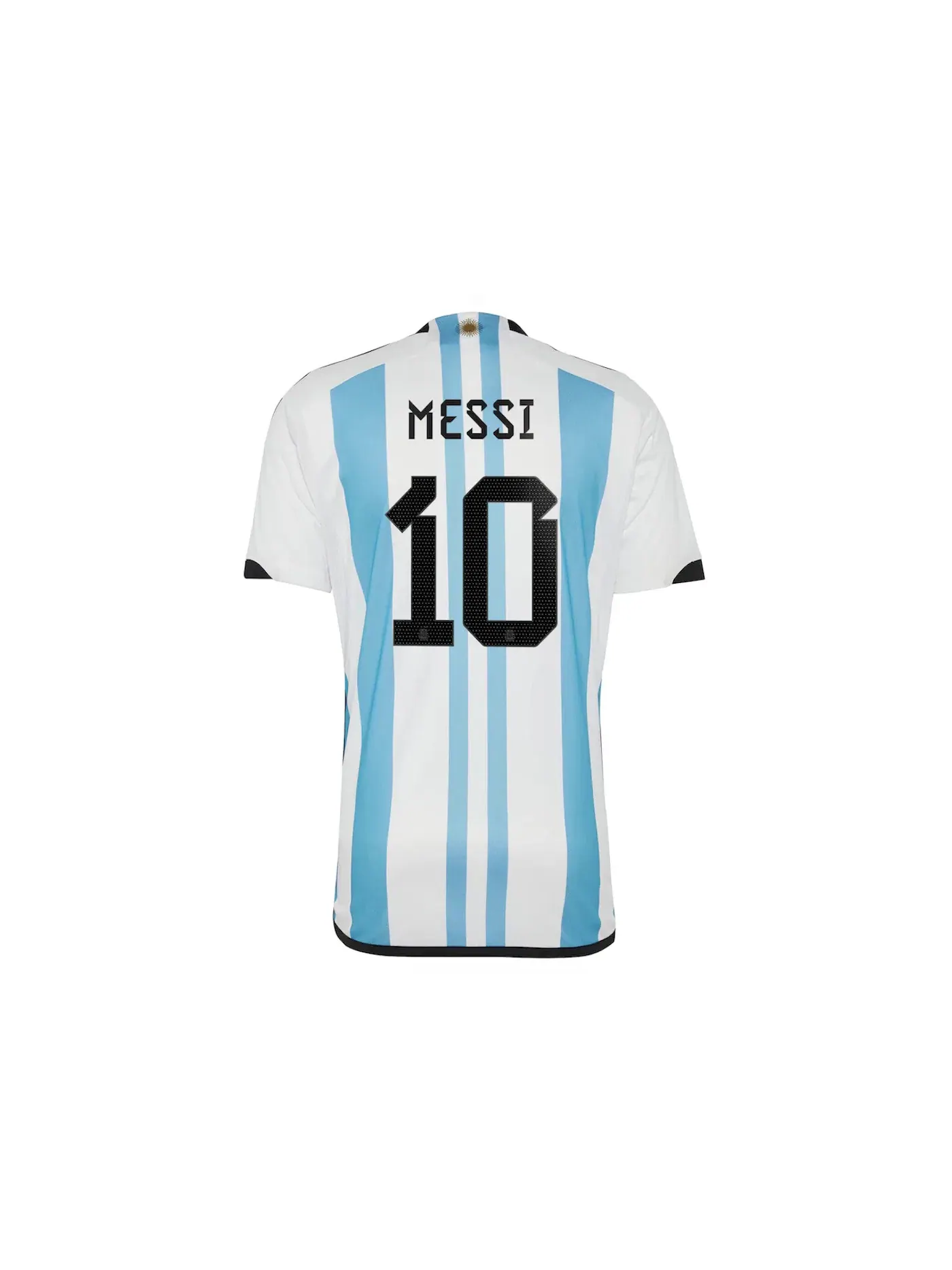 Мужская футбольная футболка с принтом Argentina 23/23 Messi Winners Home Replica Jersey Adidas — изображение 2 из 2