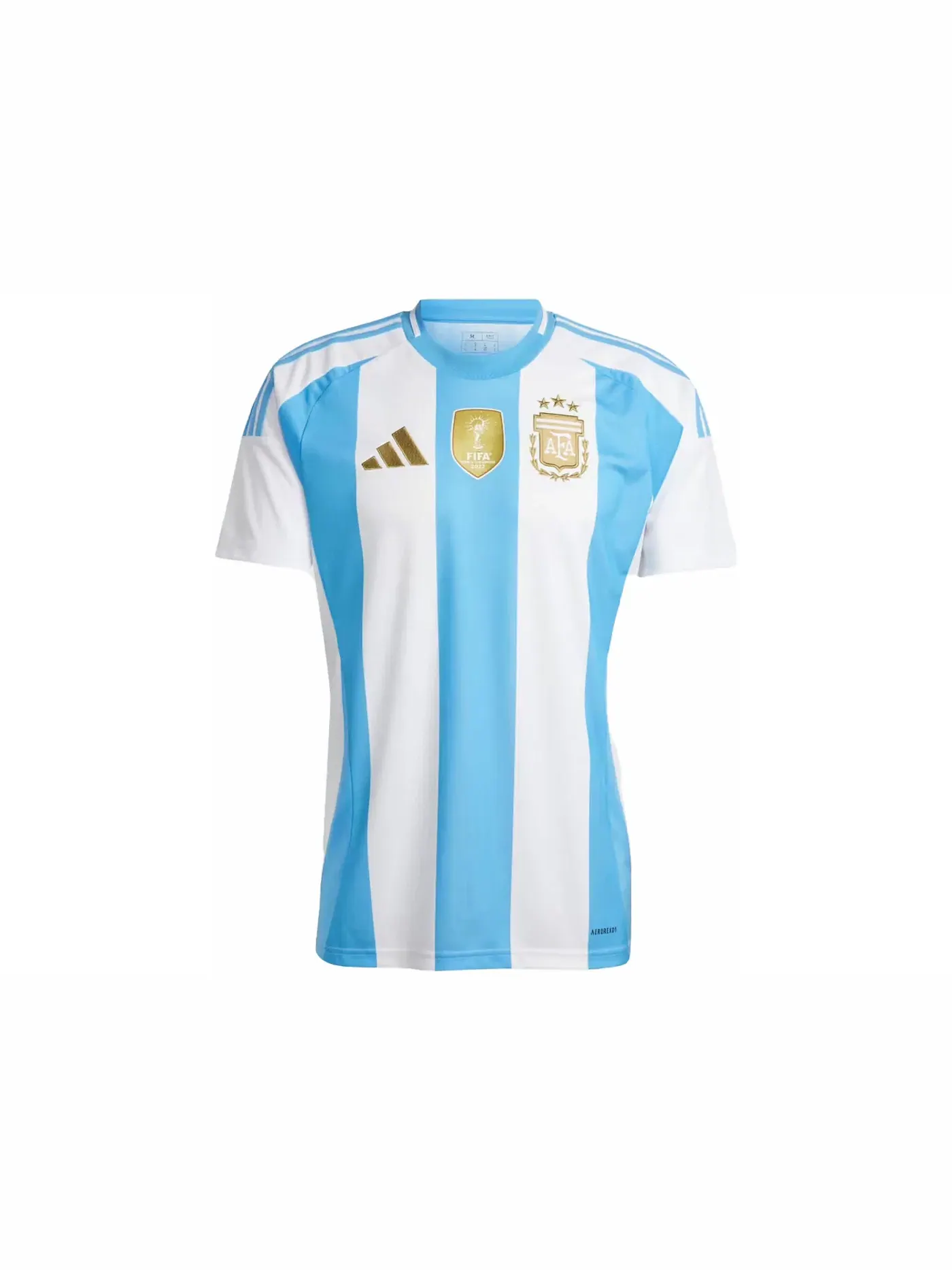 Мужская футбольная футболка с принтом Jersey Adidas — изображение 1 из 2, белый/синий