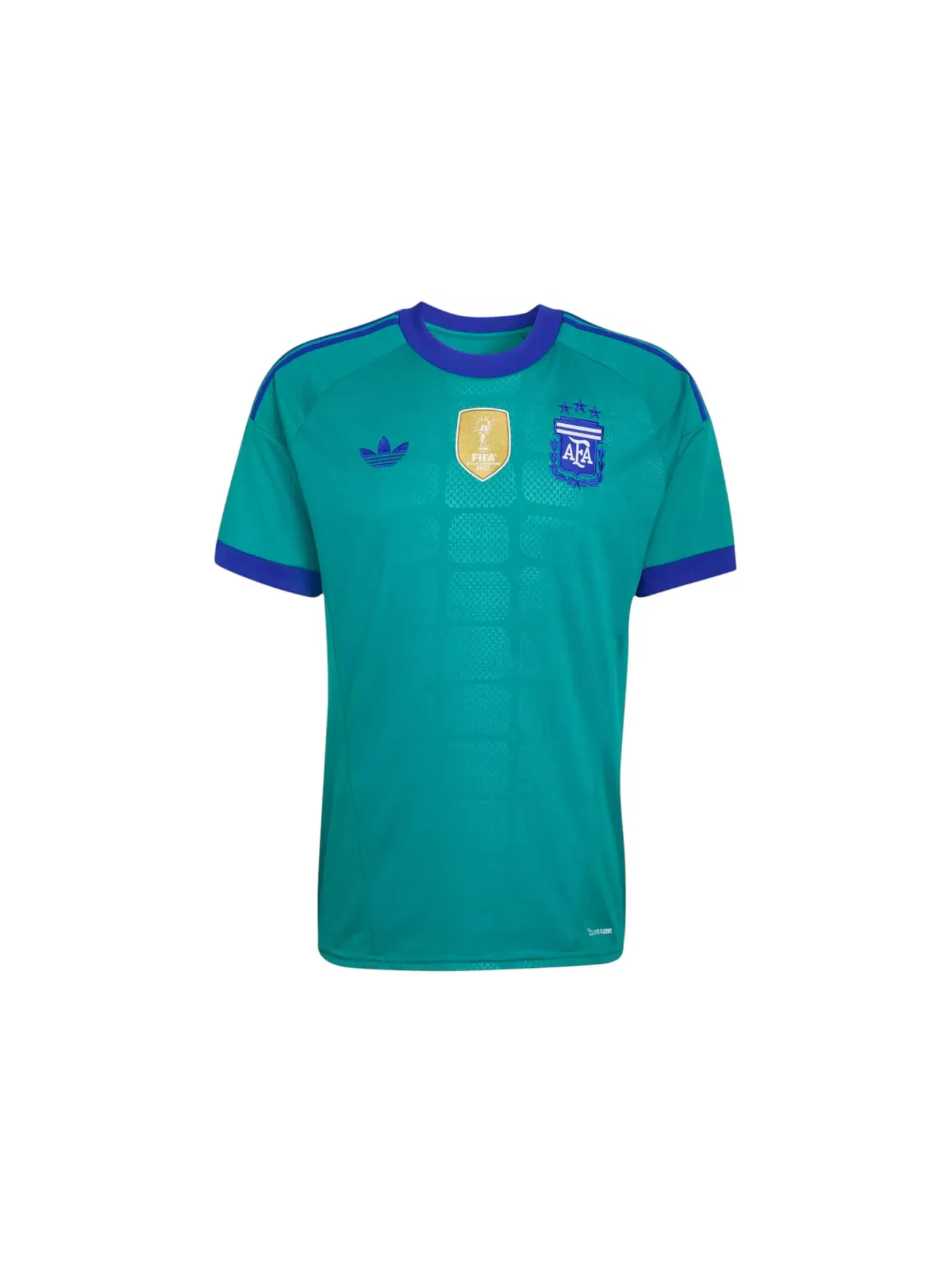 Мужская футбольная вратарская футболка Argentina 26 Away Goalkeeper Jersey Adidas, Pure Teal — изображение 1 из 2