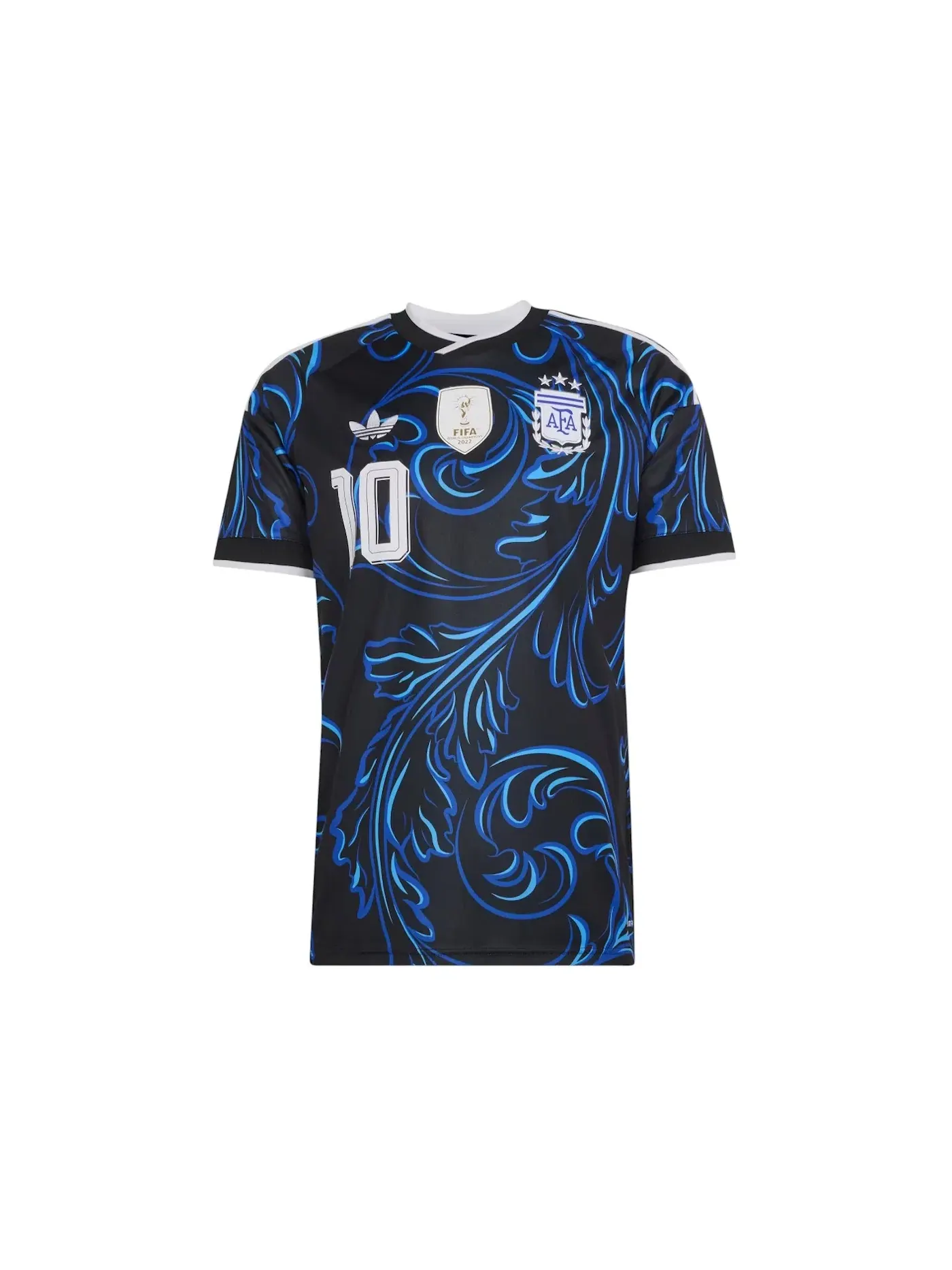Мужская футболка с длинным рукавом Jersey Adidas — изображение 1 из 2, черный/синий/синий