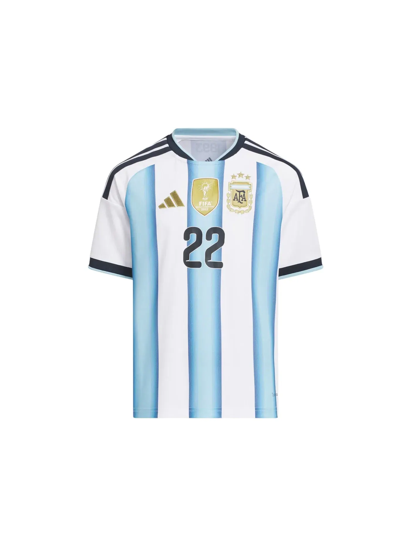 Детская футболка-джерси с длинным рукавом Martinez Jersey Adidas — изображение 1 из 1, белый/синий