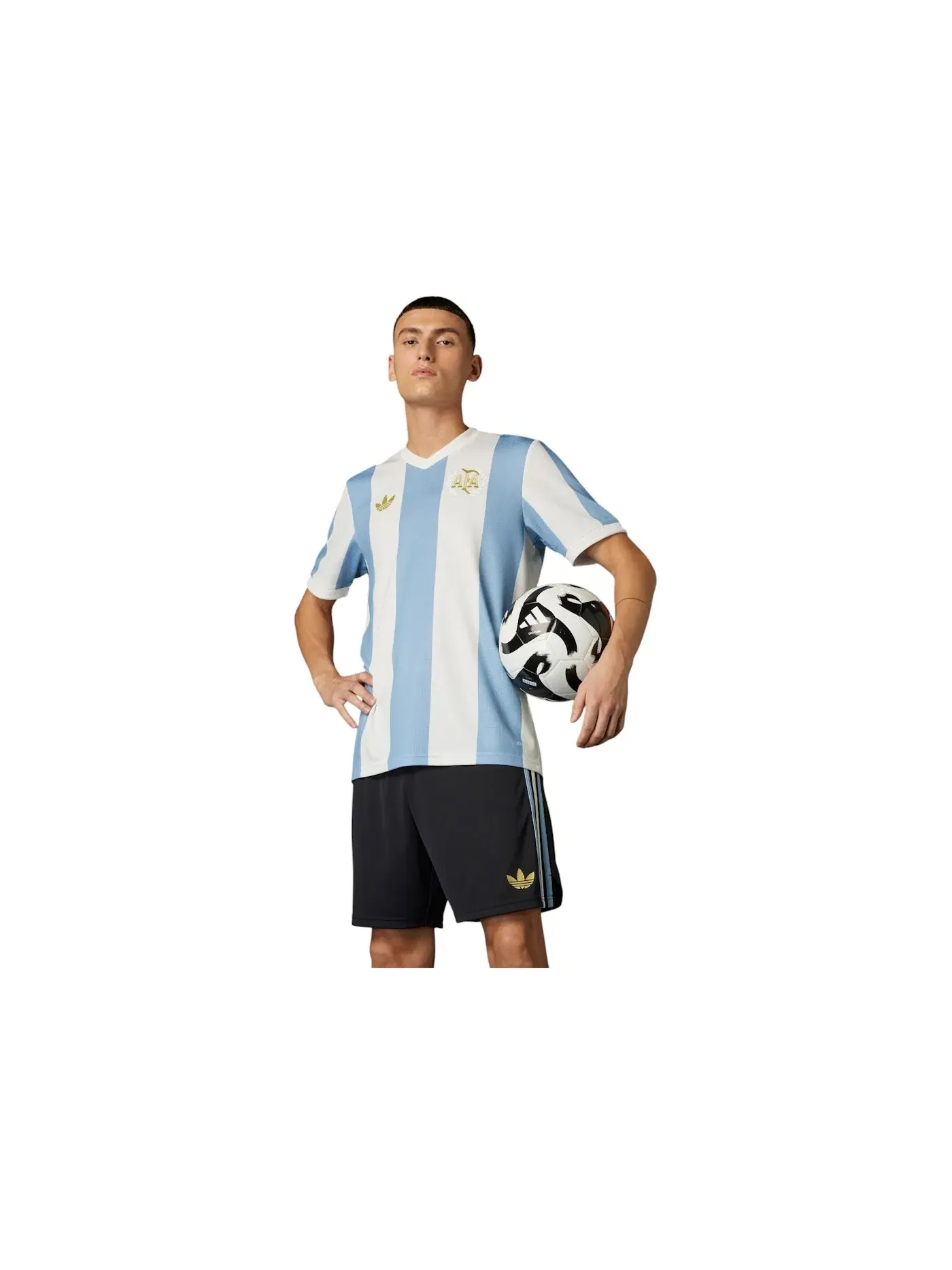 Мужская джерси Adidas Argentina Anniversary Jersey — изображение 1 из 1, белый