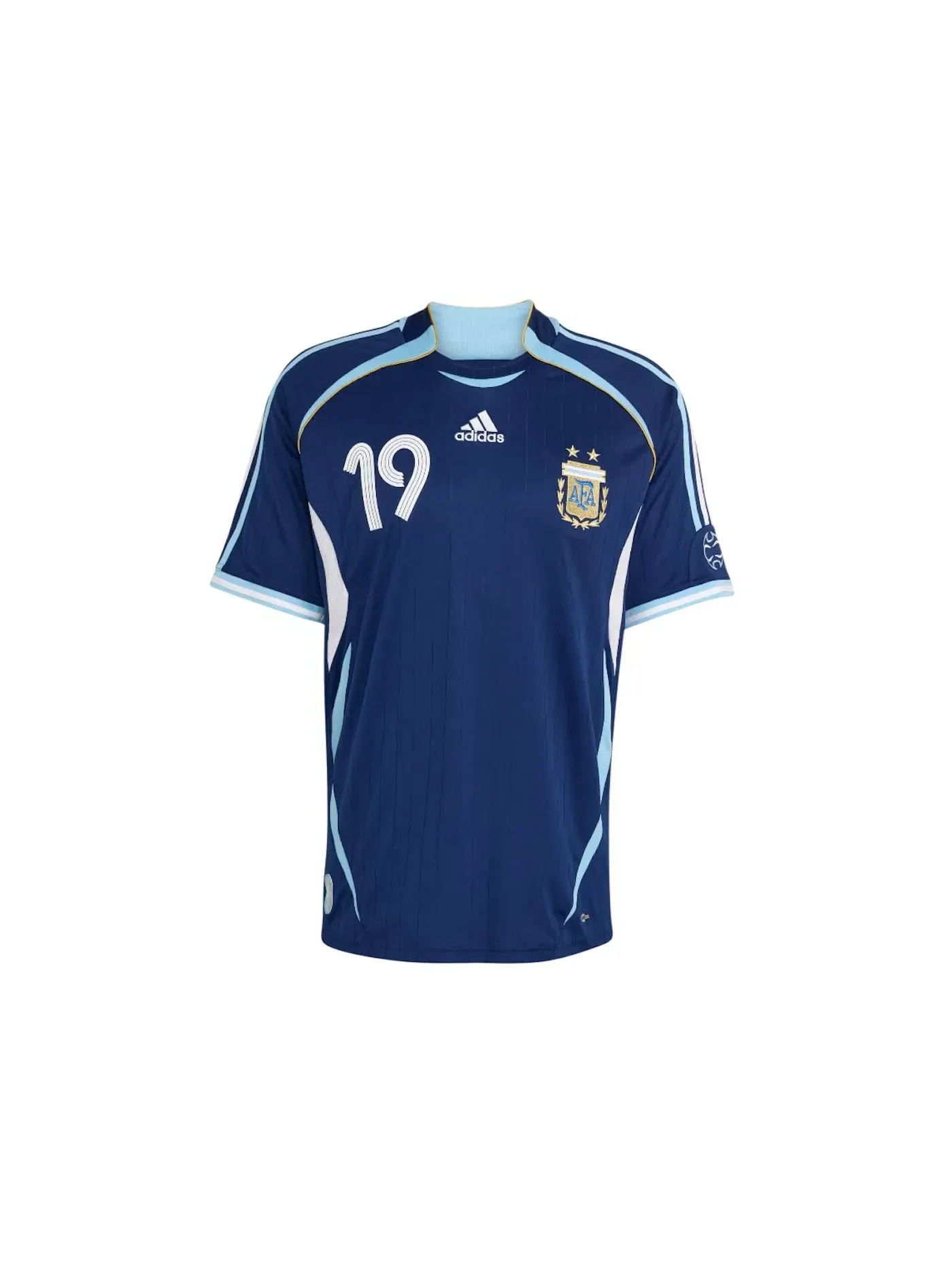 Мужская футбольная футболка с длинным рукавом Jersey Adidas — изображение 1 из 2, синий