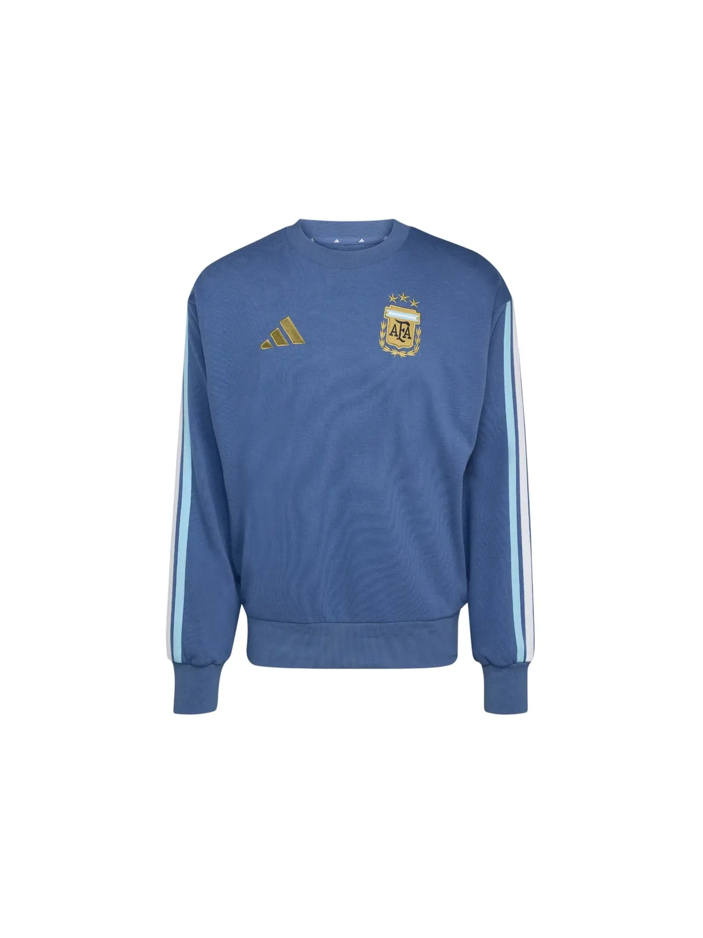 Мужской свитшот с длинным рукавом Adidas Argentina DNA Crew — изображение 1 из 1, синий