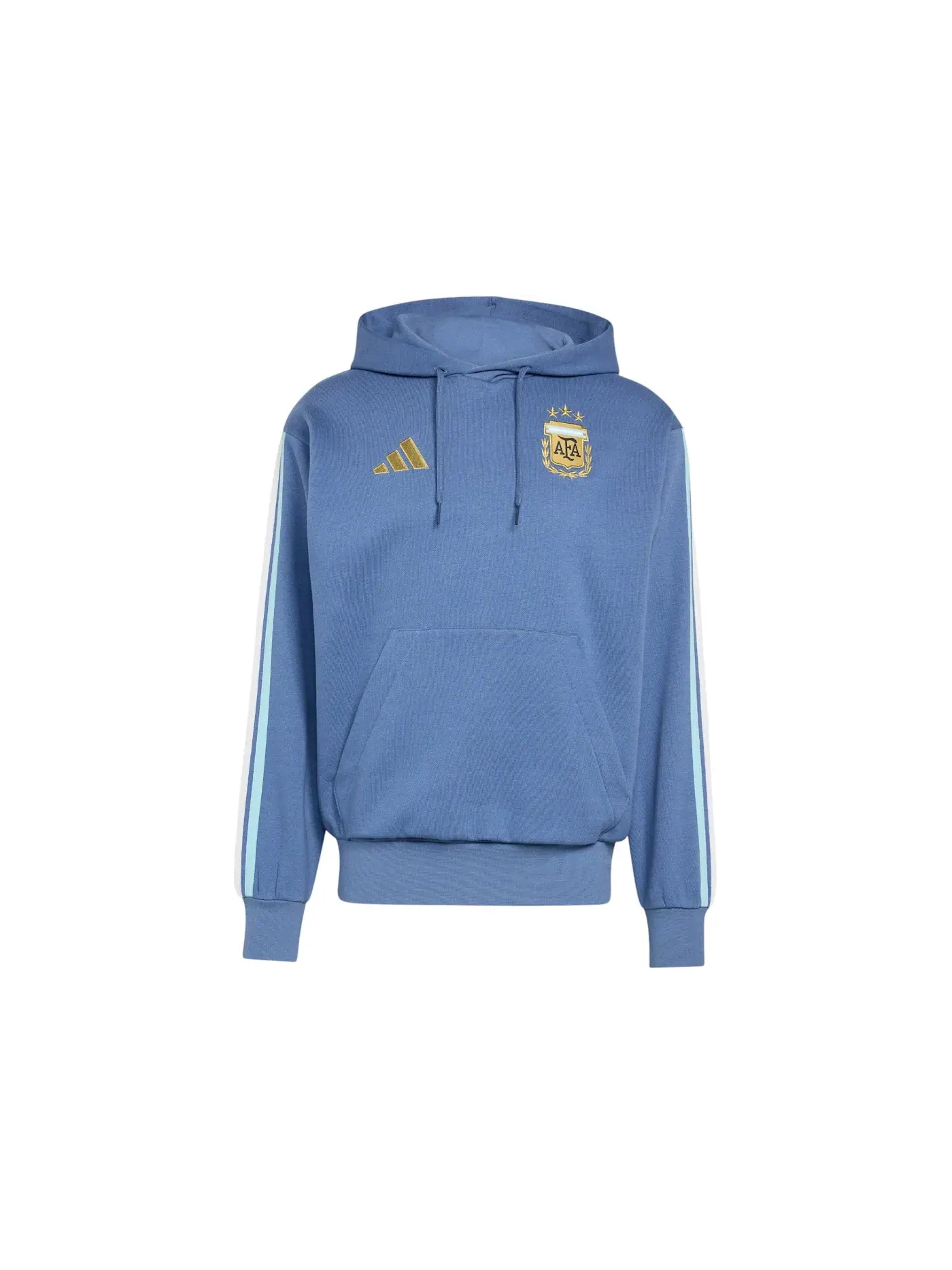 Мужская худи с флисом Adidas Argentina DNA — изображение 1 из 1, синий