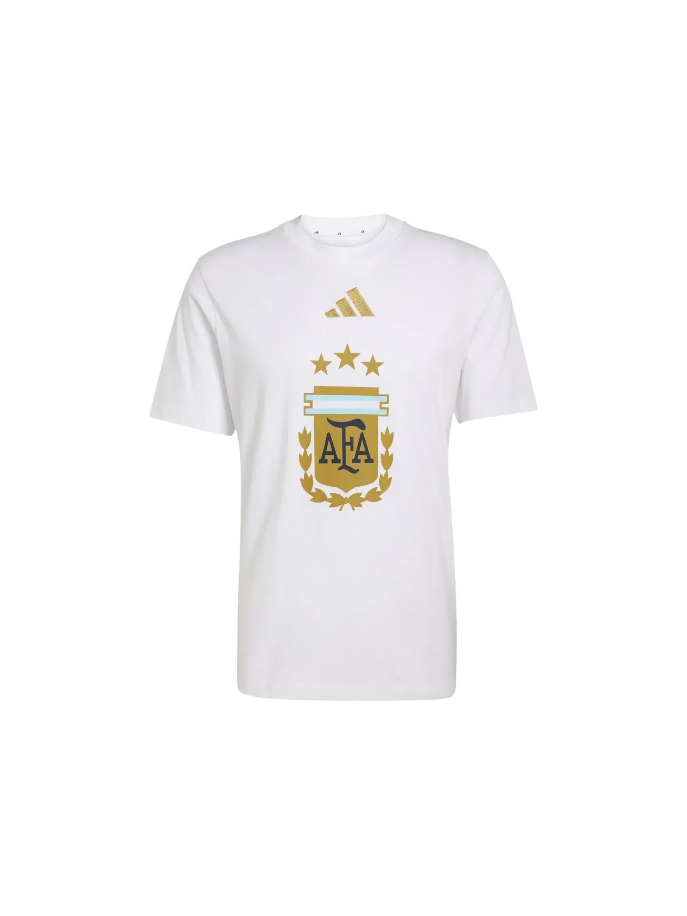 Мужская футболка с принтом Adidas Argentina DNA Graphic T-Shirt Adidas — изображение 1 из 1, белый