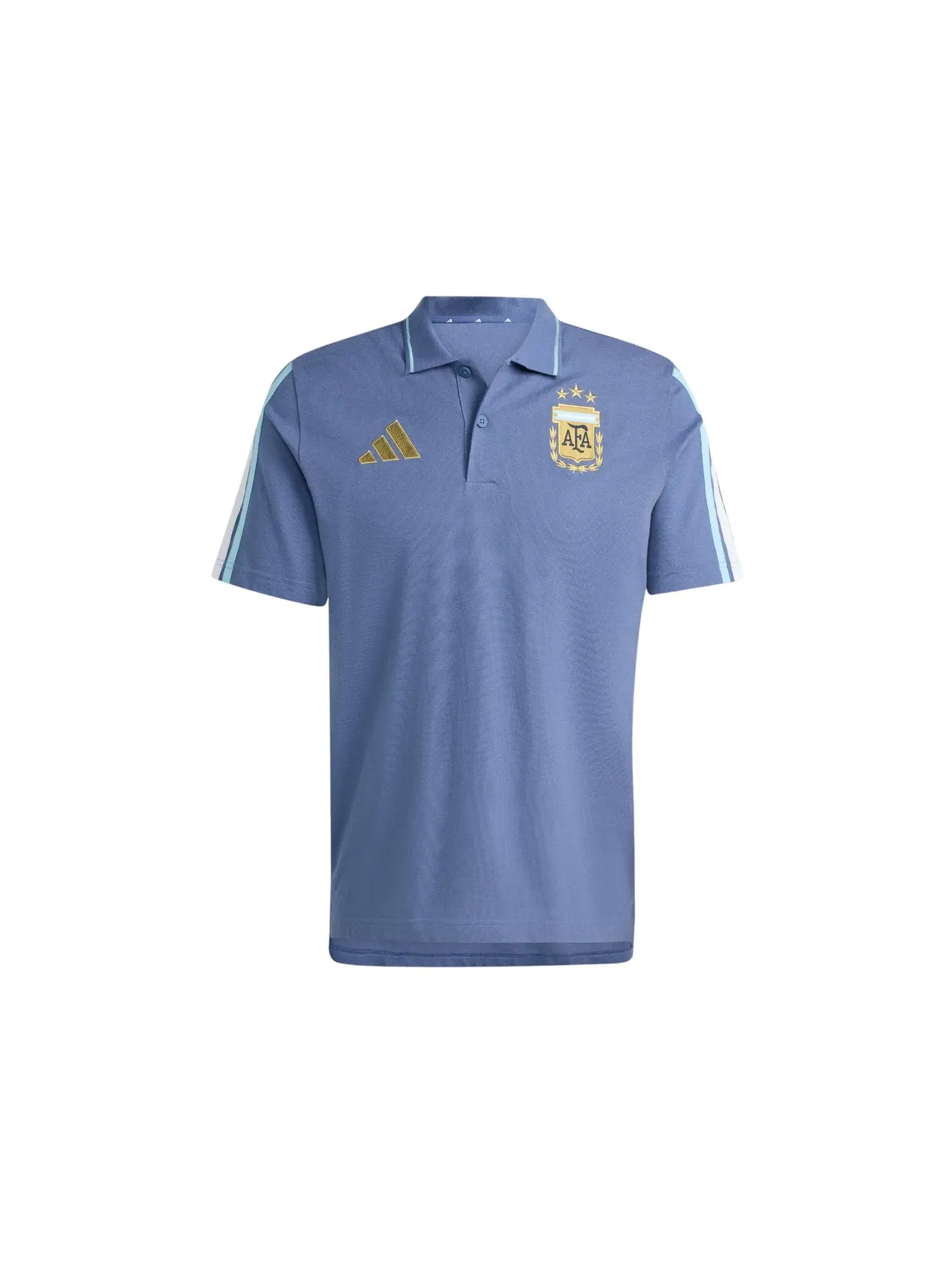 Мужская футболка-поло с длинным рукавом Adidas Polo — изображение 1 из 1, синий
