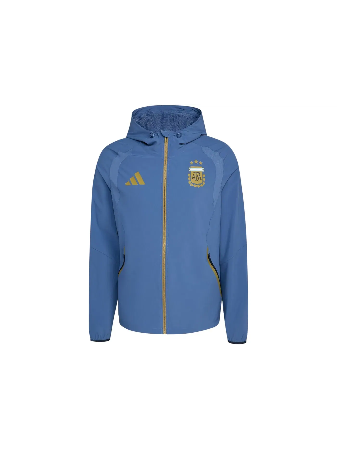 Мужская ветровка с длинным рукавом Windbreaker Adidas — изображение 1 из 1, синий