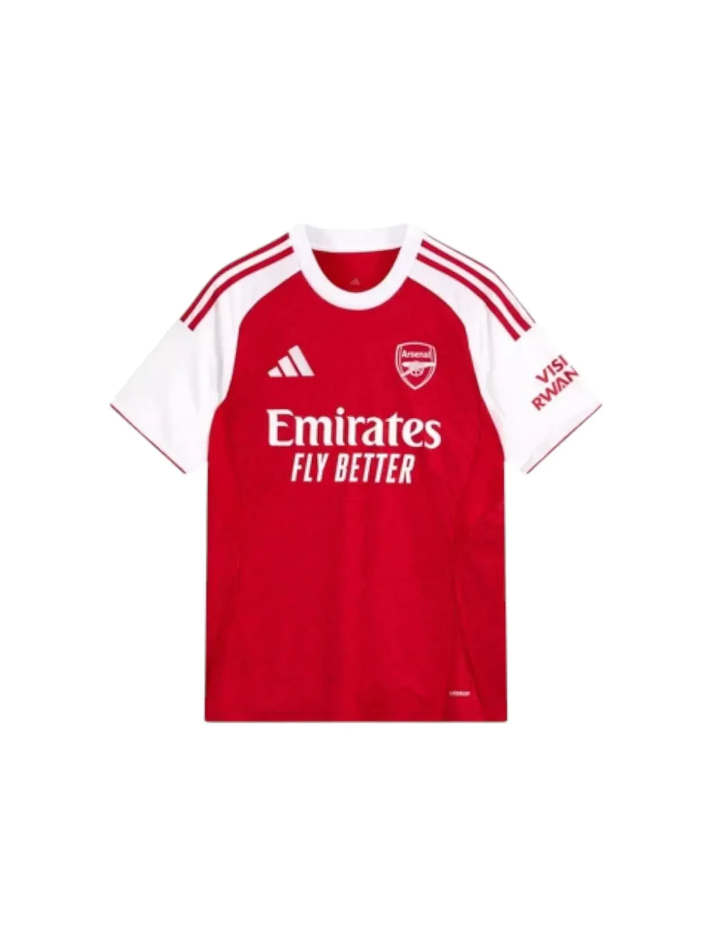 Мужская футболка с принтом Arsenal 25/26 Home Shirt Adidas — изображение 1 из 2, красный/белый